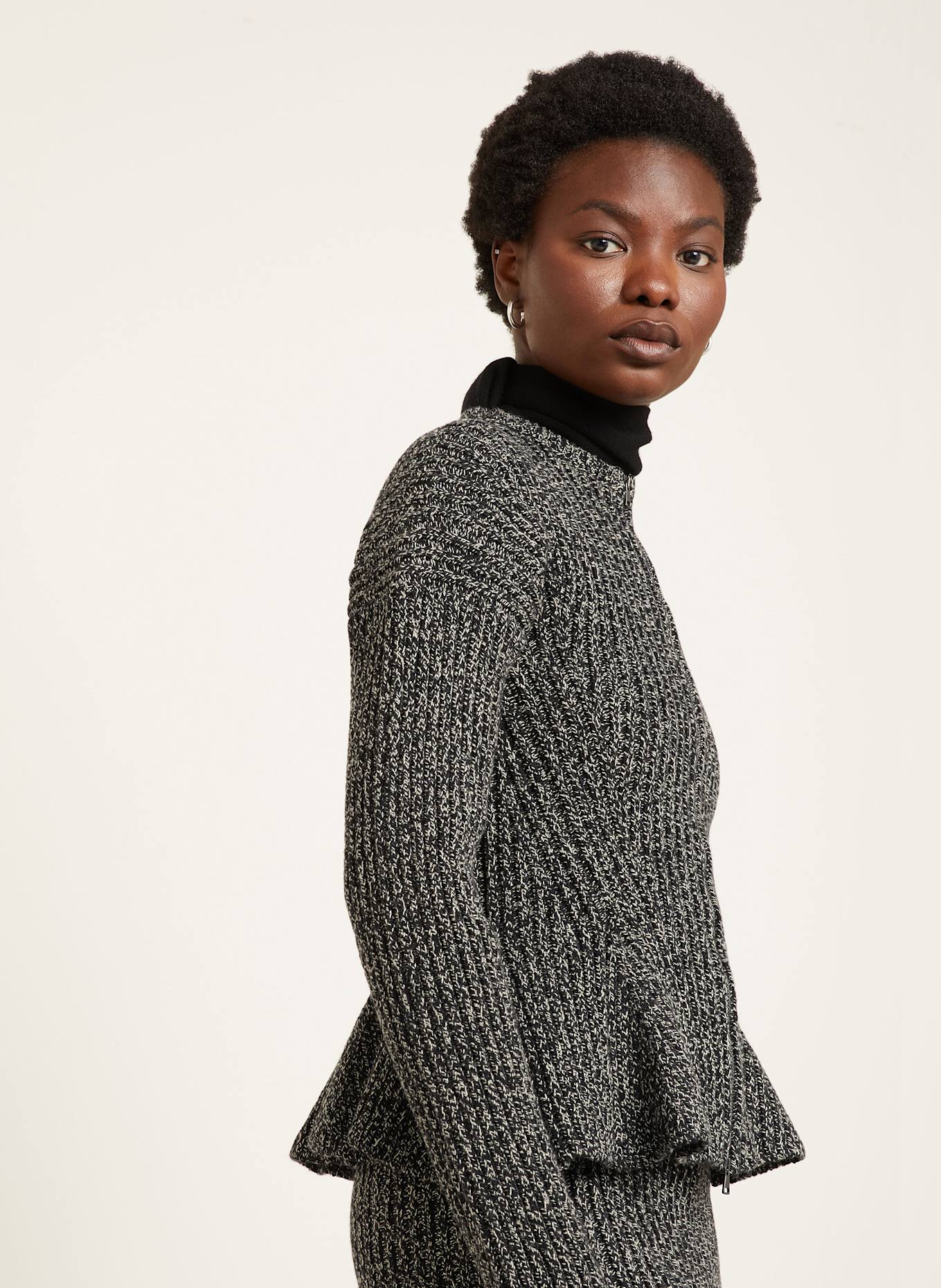 Max Mara Strickjacke KIM: SCHWARZ / WEISS