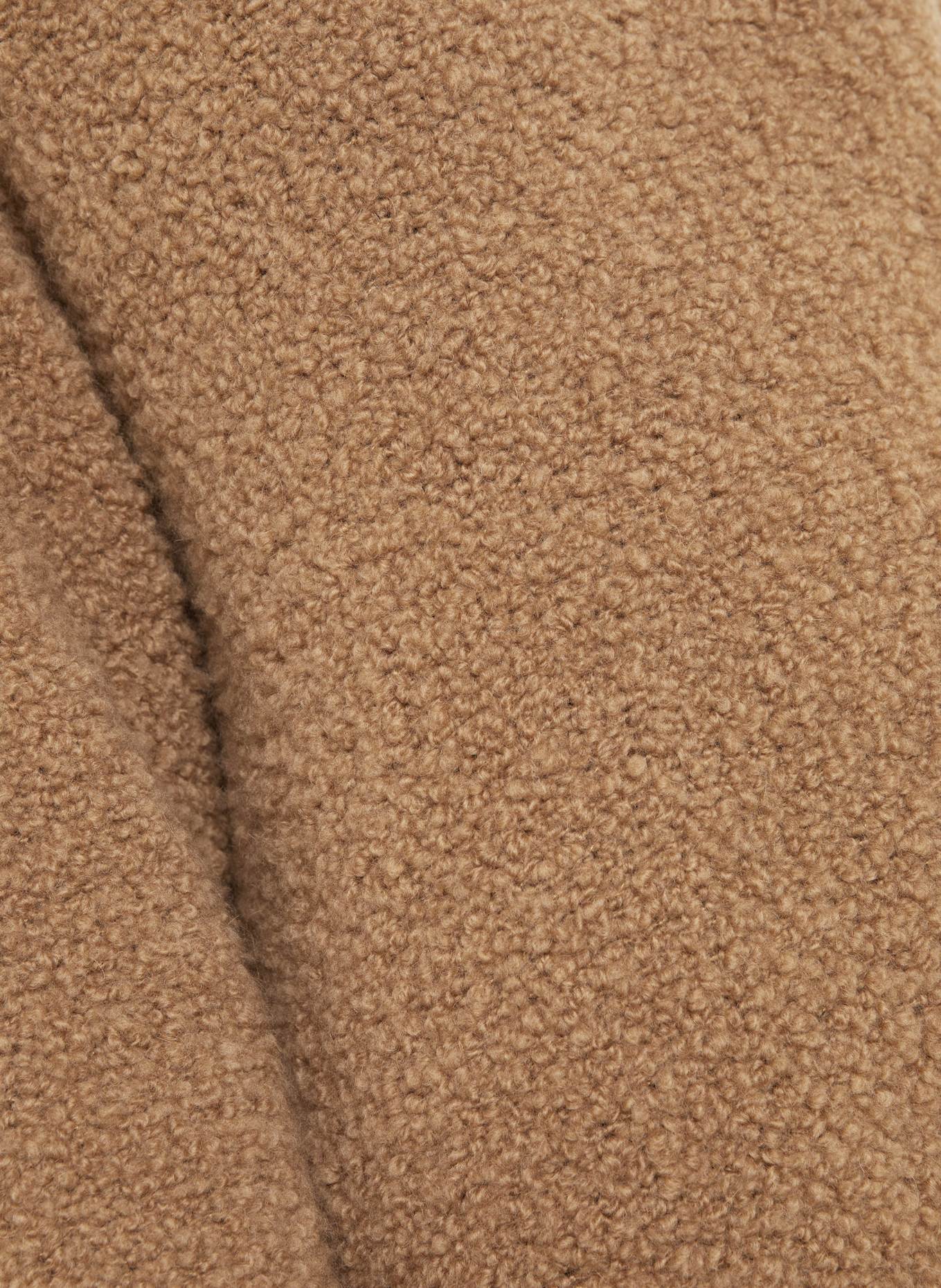 Max Mara Kamelhaar-Pullover PANTERA aus Bouclé: CAMEL