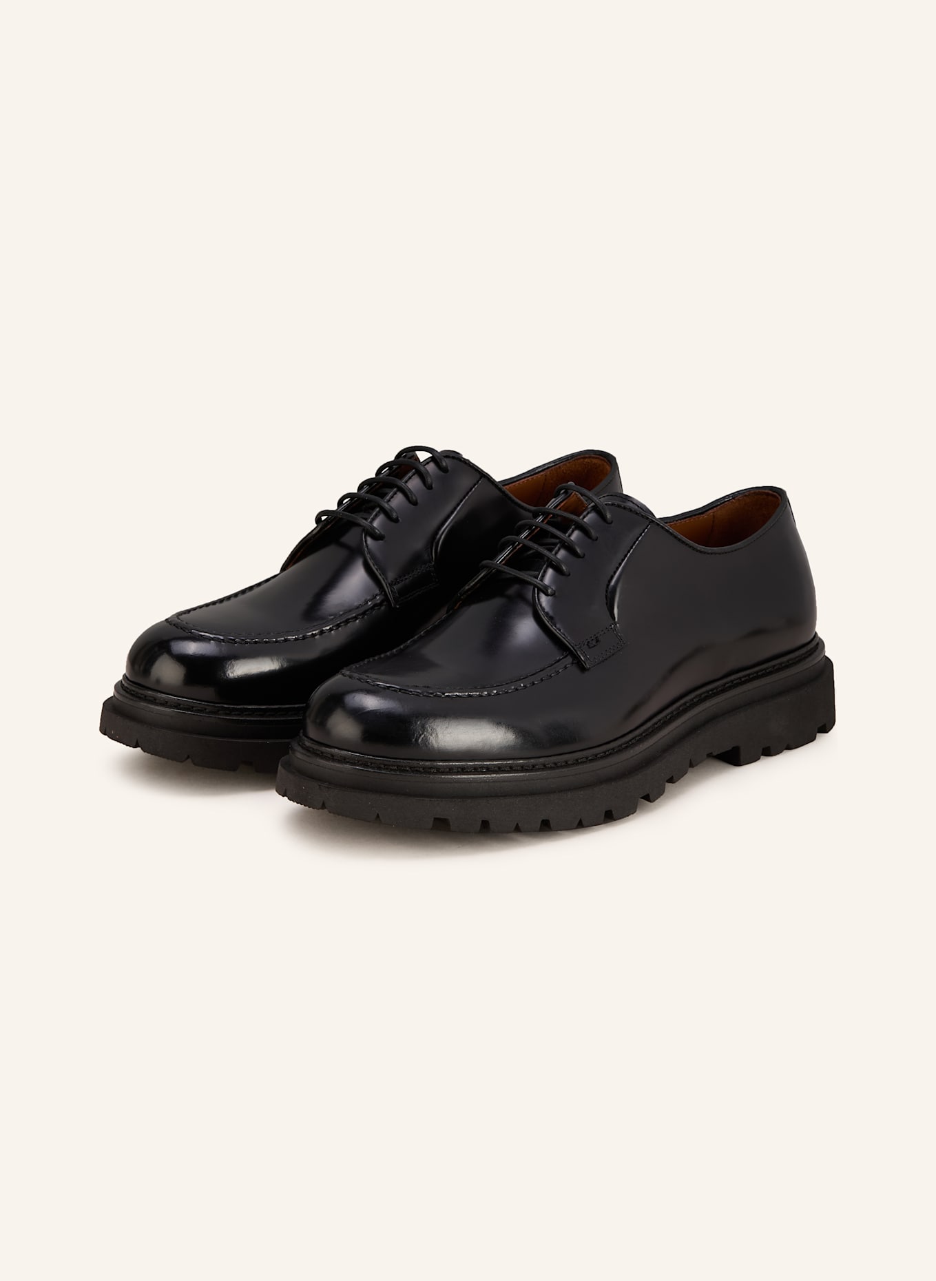 PAUL Buty sznurowane: CZARNY