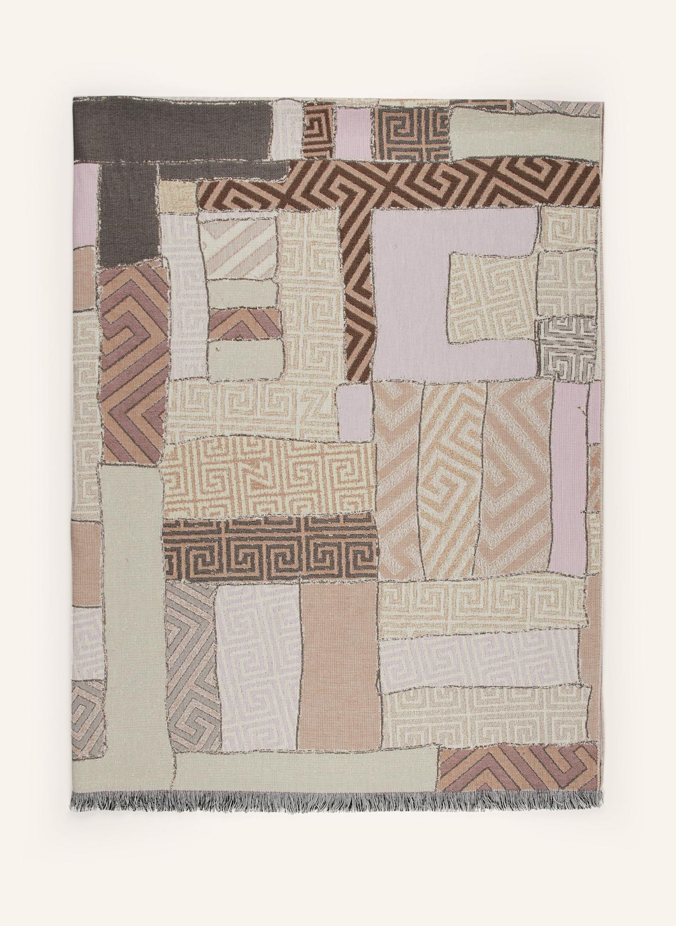 zoeppritz Plaid LEGACY: BEIGE/ ROSA/ SCHWARZ