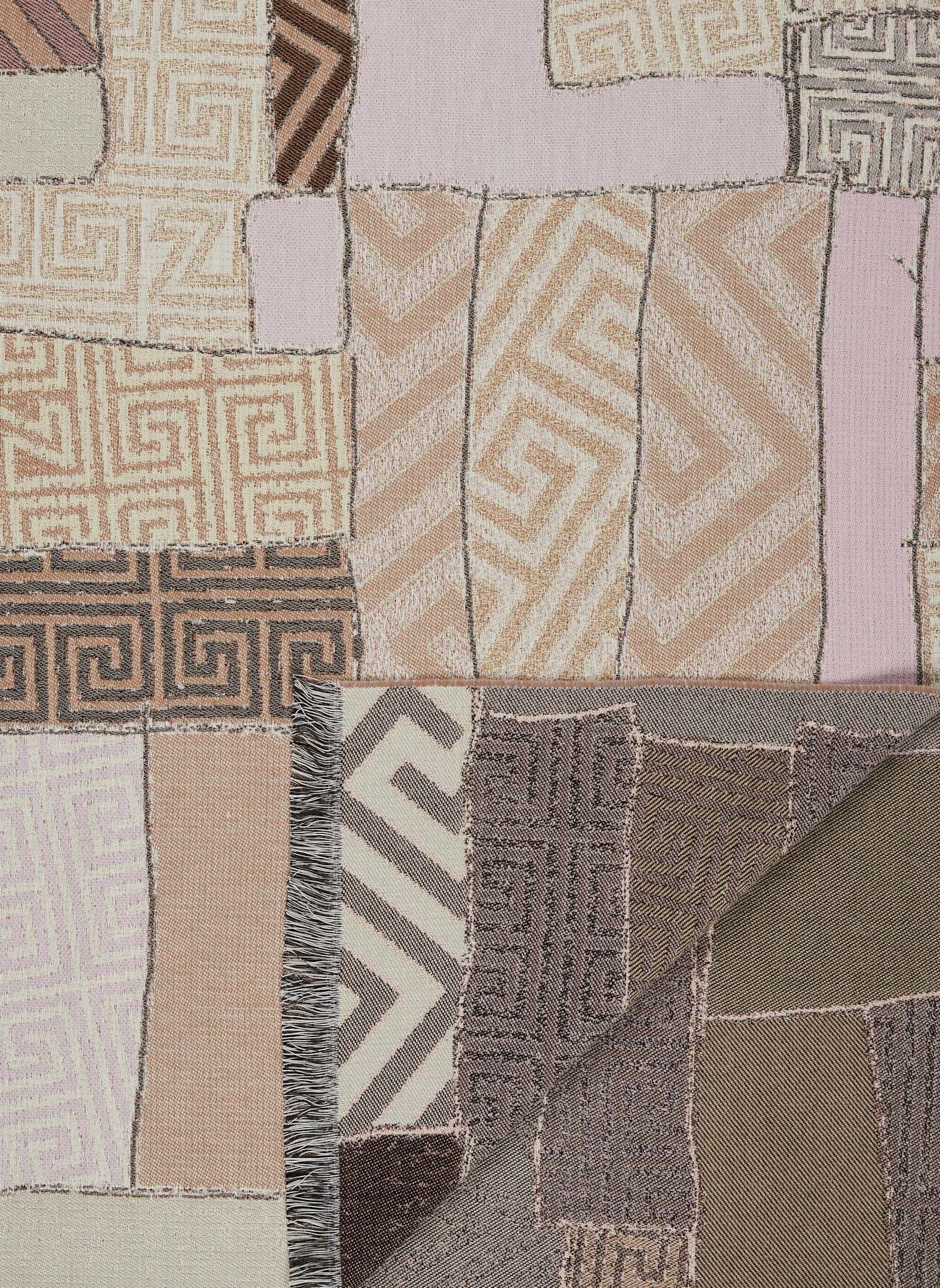 zoeppritz Plaid LEGACY: BEIGE/ ROSA/ SCHWARZ