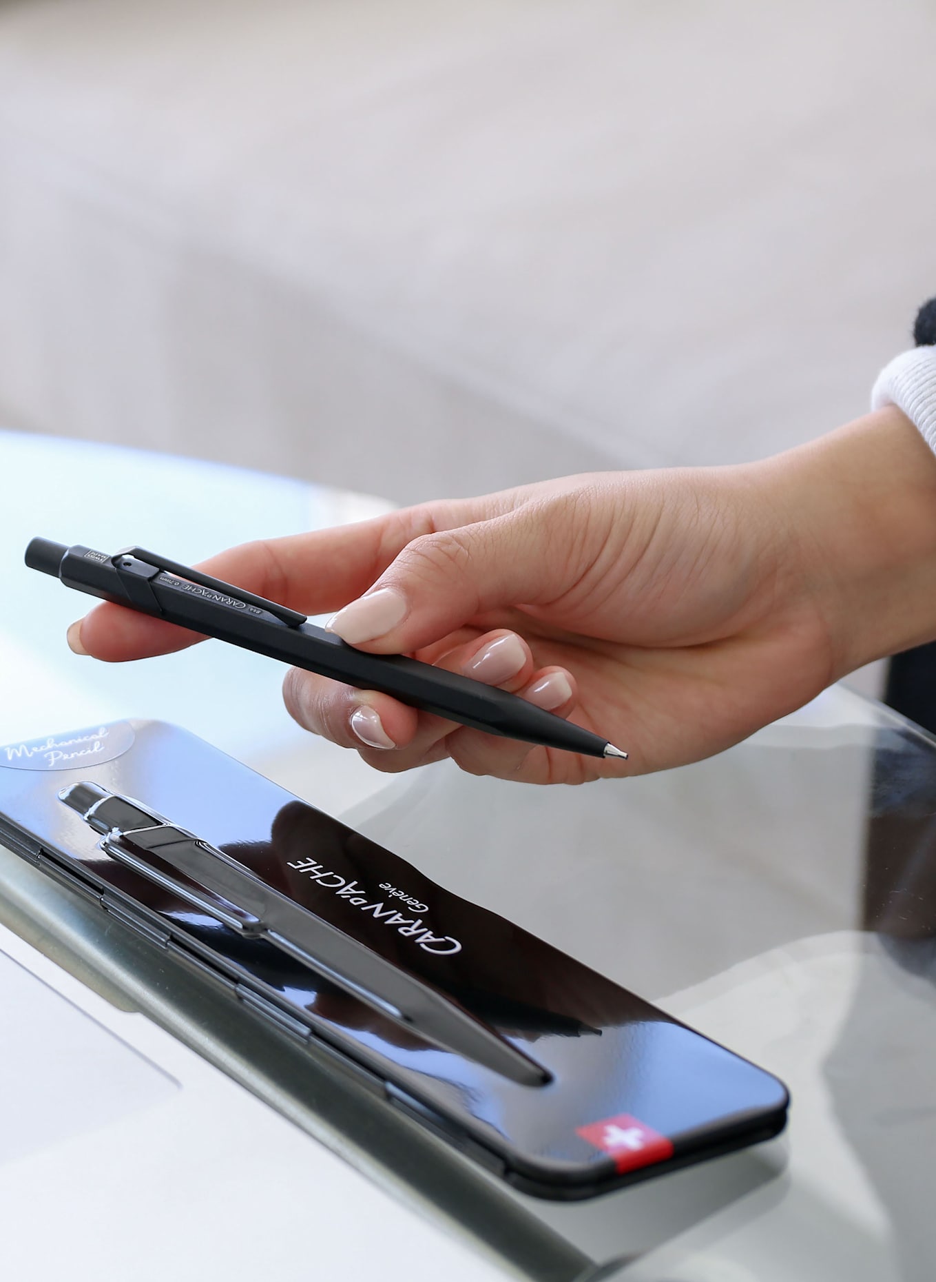 CARAN d'ACHE Minenhalter 849™BLACK CODE: SCHWARZ