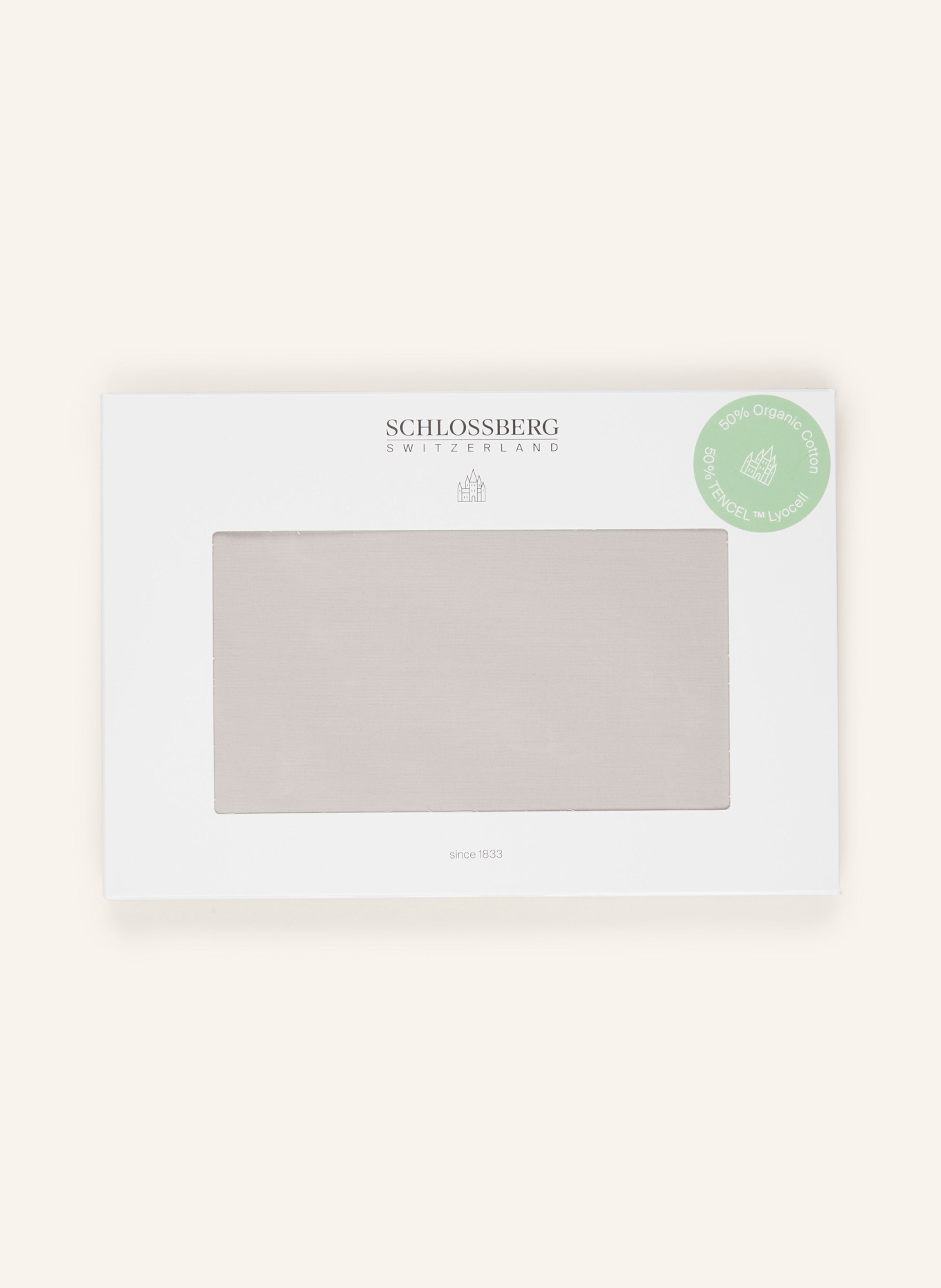 SCHLOSSBERG Kissenbezug BEN: BEIGE