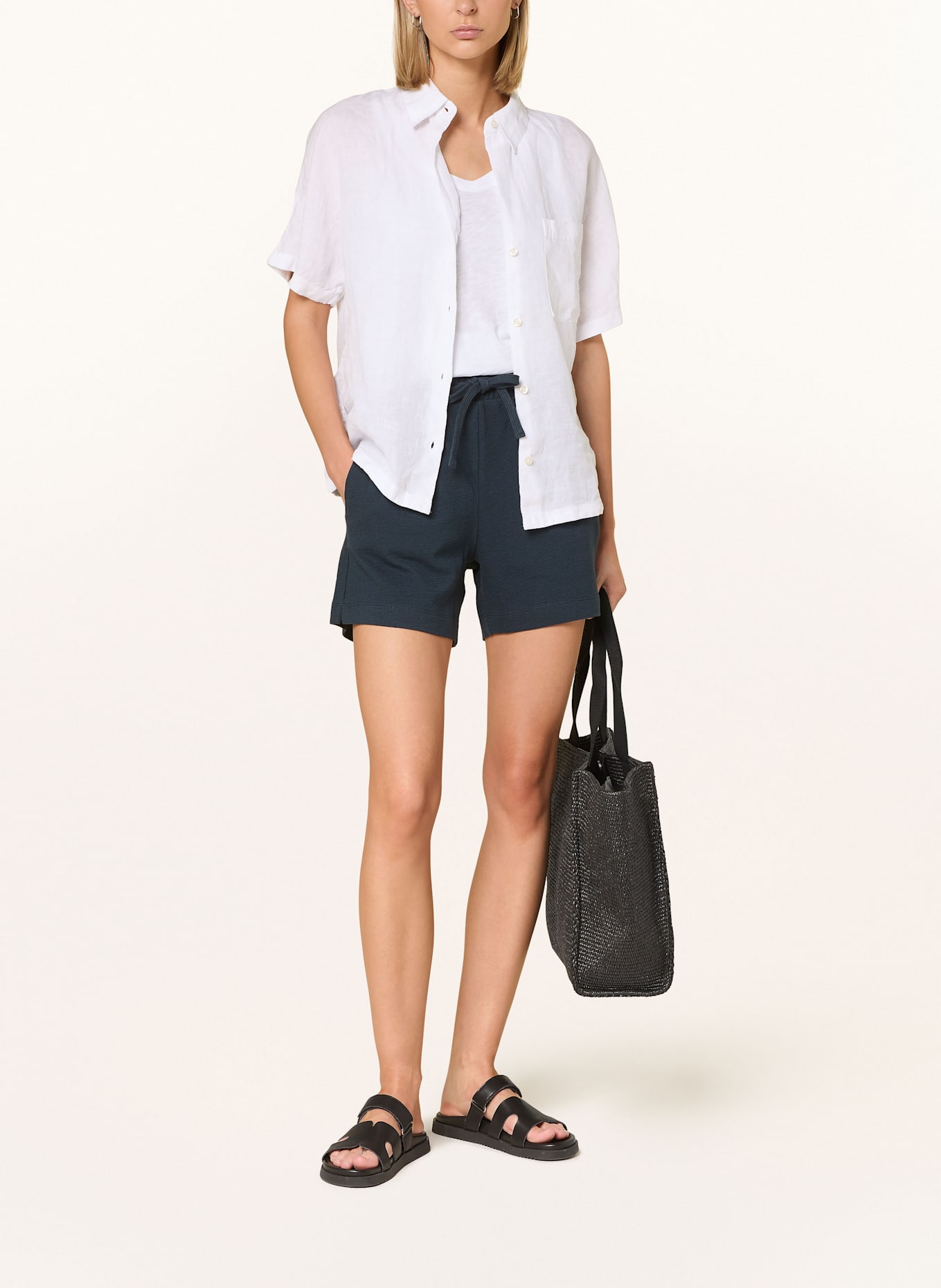 Marc O'Polo Jerseyshorts: DUNKELBLAU