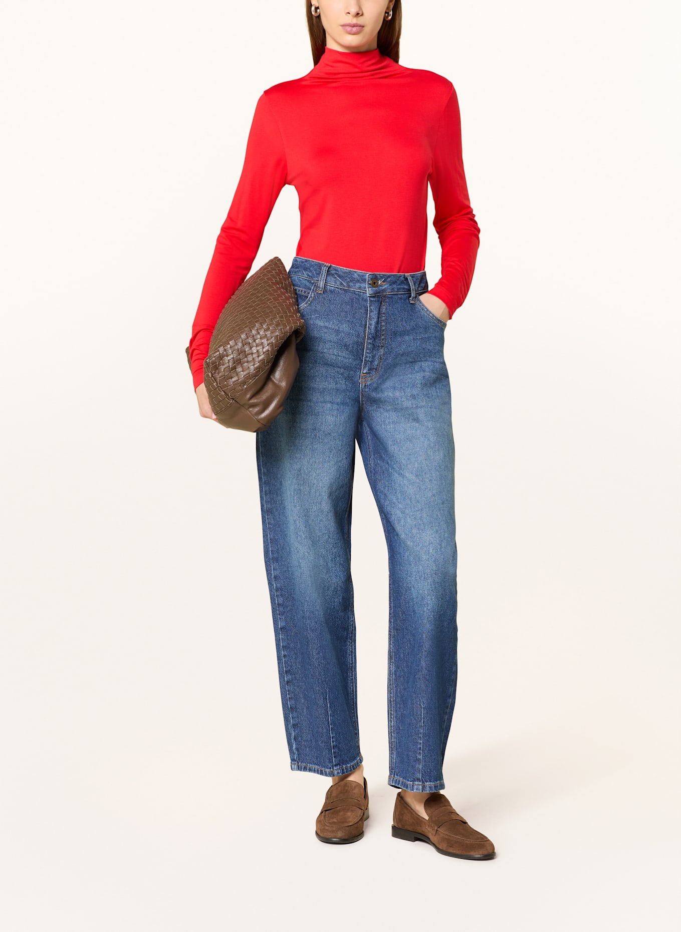 CINQUE Longsleeve CILAREN: ROT