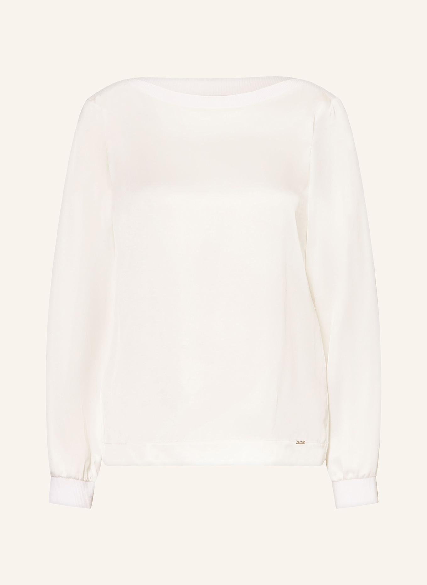 CINQUE Blusenshirt CIPALIN im Materialmix: WEISS