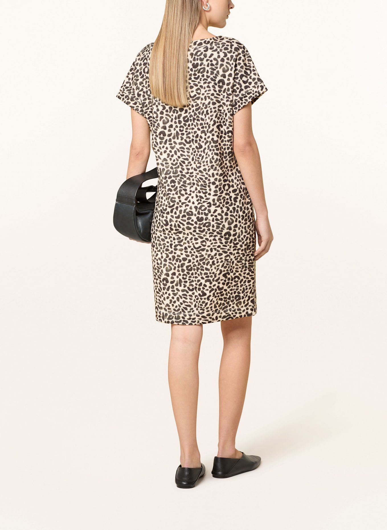 monari Jerseykleid: CREME/ DUNKELBRAUN