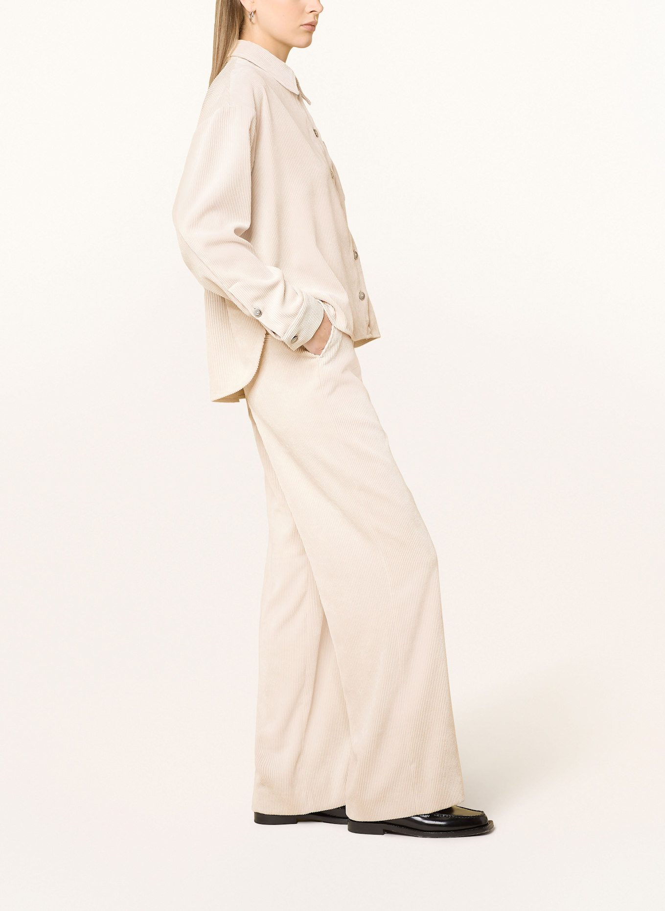 CINQUE Marlenehose CISONG aus Cord: CREME