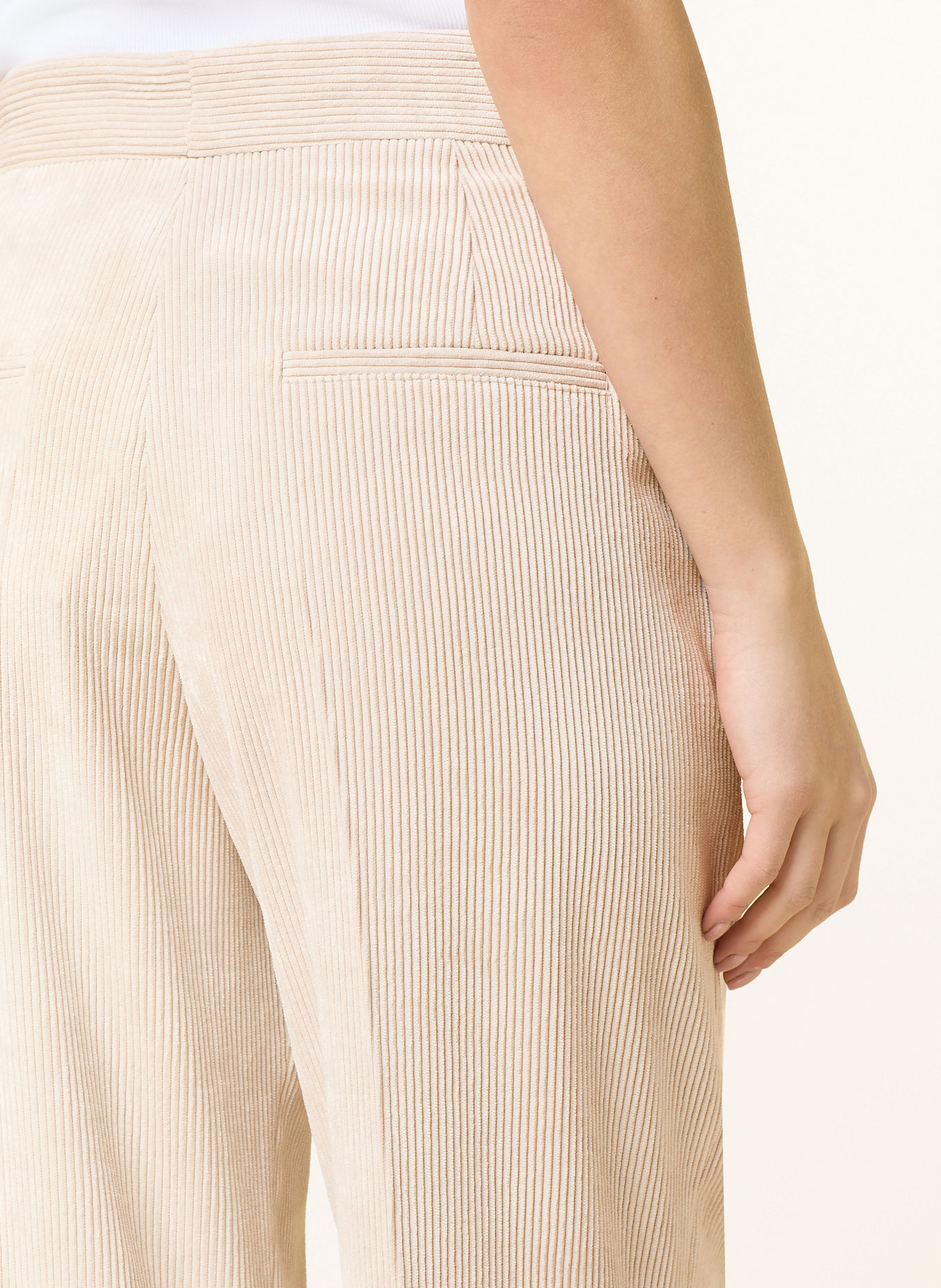 CINQUE Marlenehose CISONG aus Cord: CREME