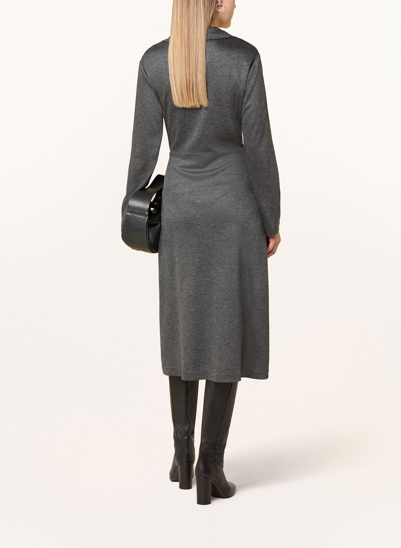 CINQUE Jerseykleid CIEVION in Wickeloptik: DUNKELGRAU