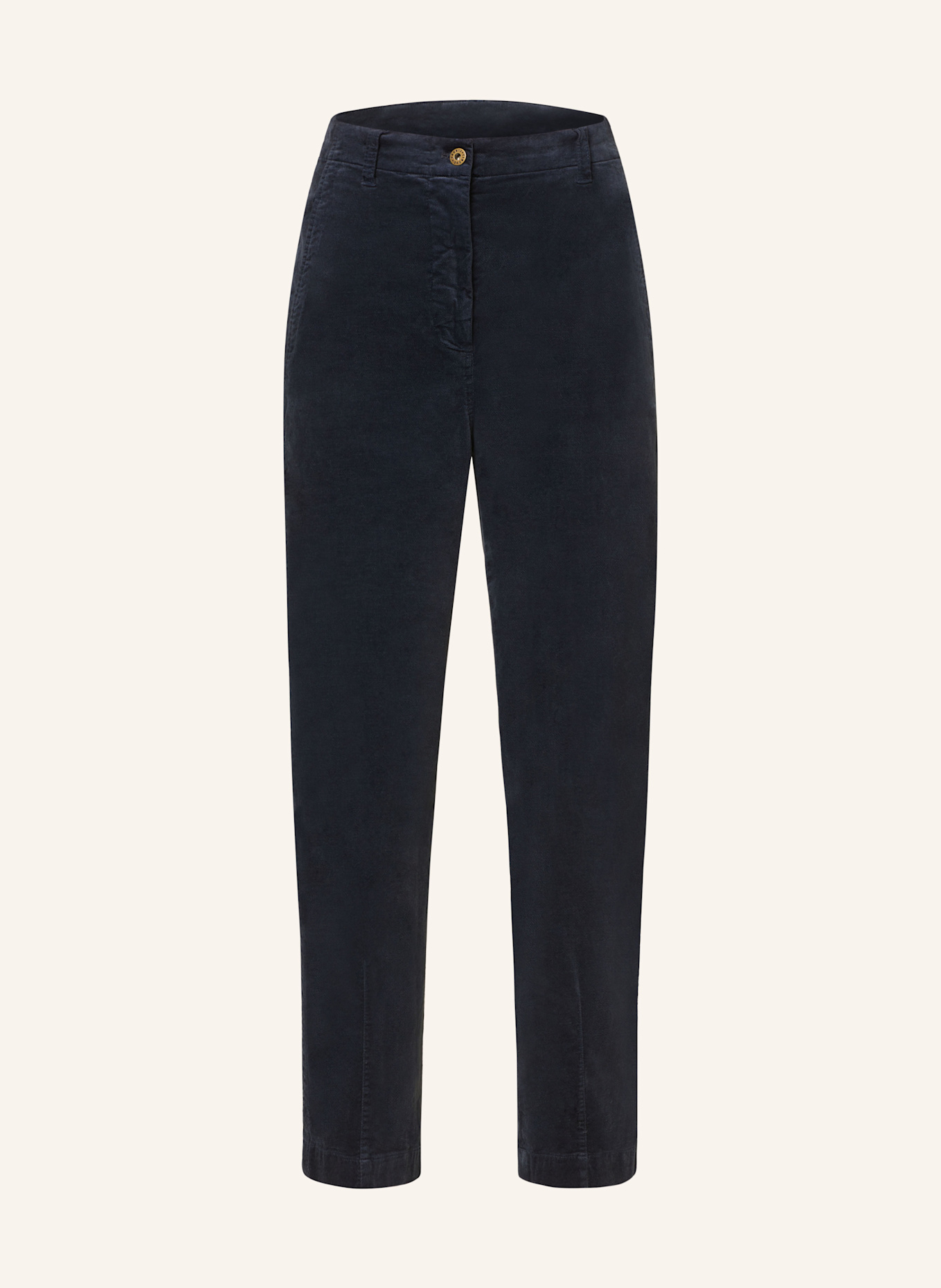 CINQUE 7/8-Hose CISLYA aus Samt: DUNKELBLAU