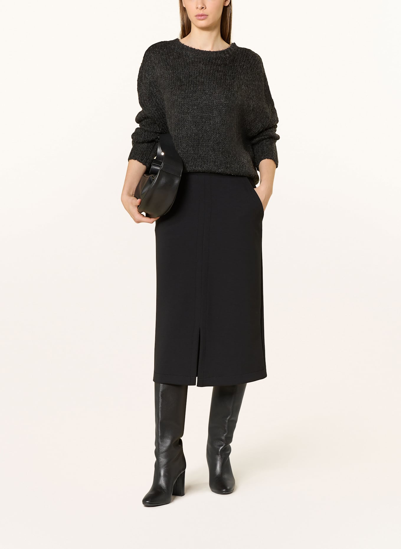 CINQUE Jerseyrock CIINESIA: SCHWARZ