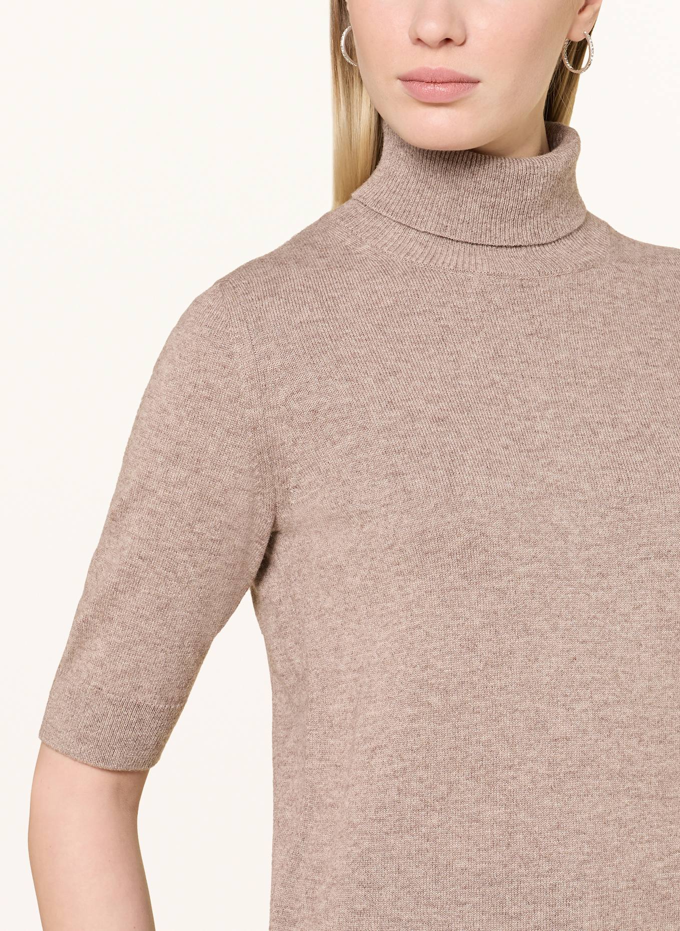 CINQUE Rollkragenpullover CIBRUNA mit 3/4-Arm: TAUPE