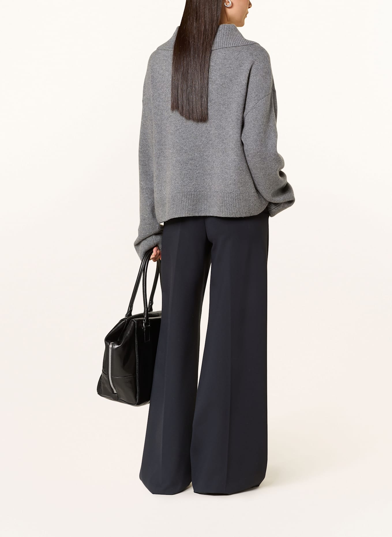 (THE MERCER) N.Y. Cashmere-Pullover: GRAU
