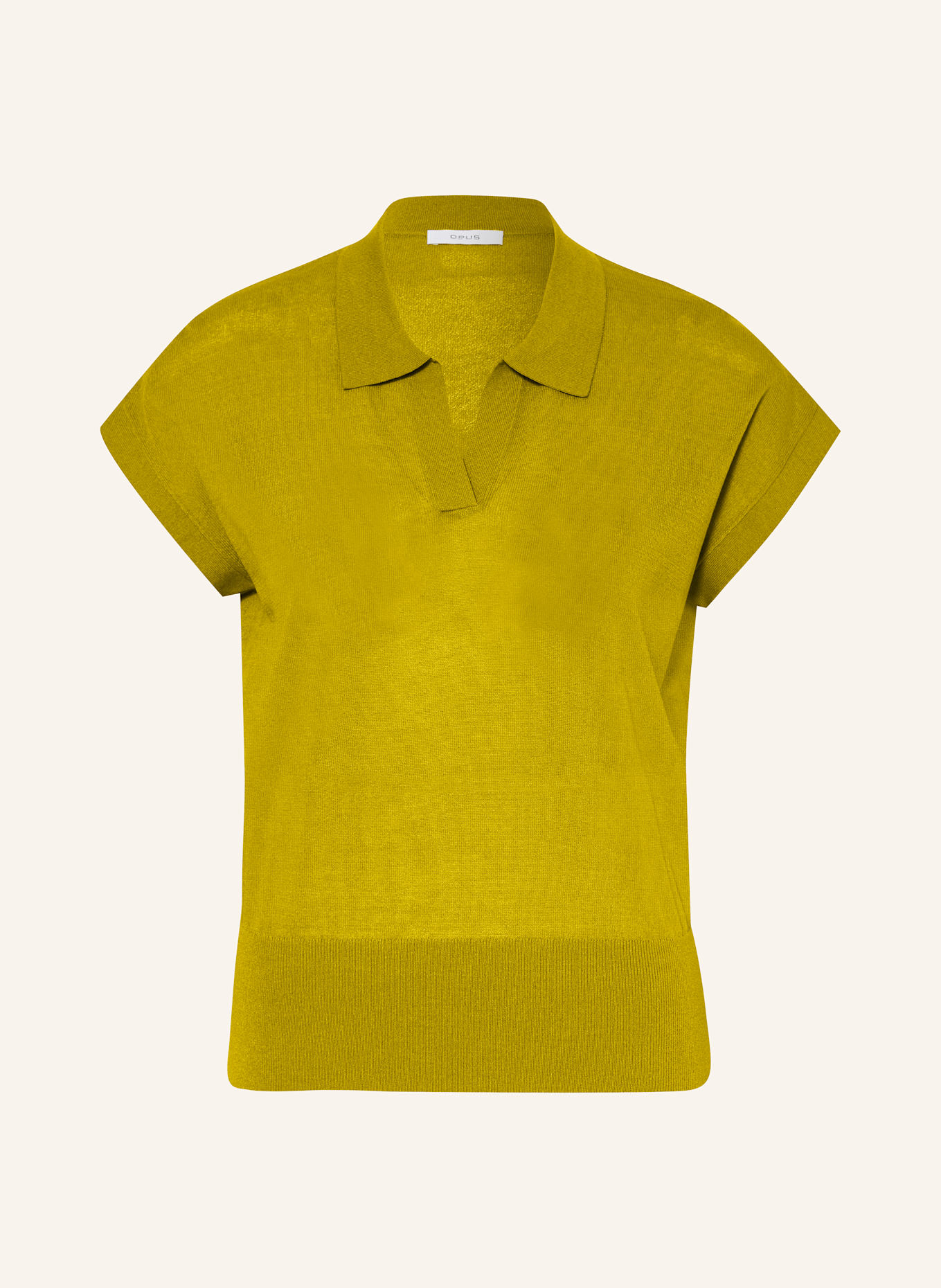 OPUS Strickshirt POSARA: GRÜN