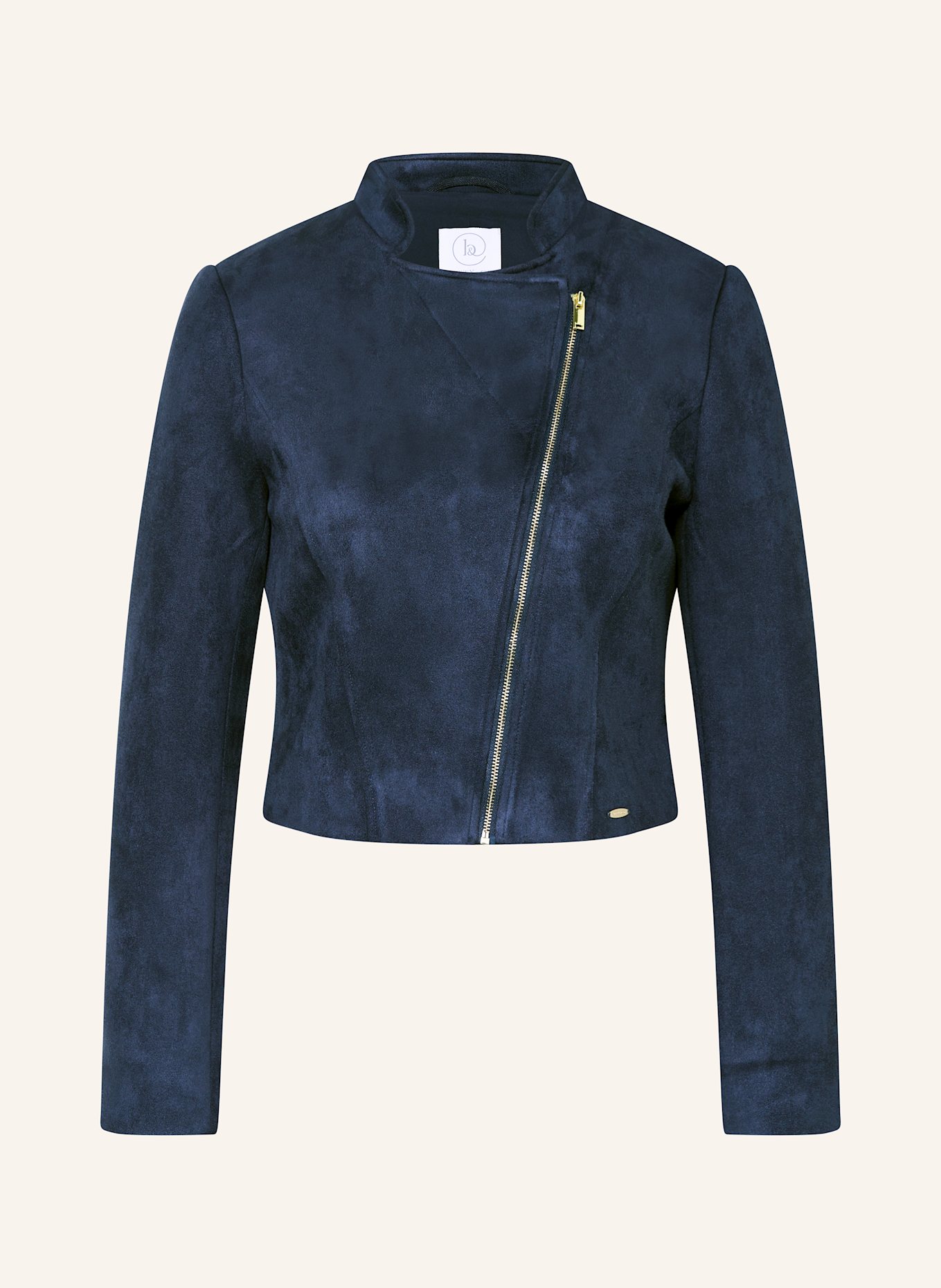 BETTY&CO Krótka kurtka z imitacji skóry: GRANATOWY