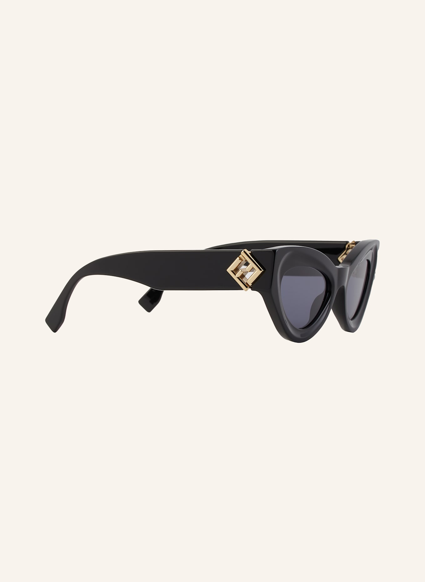FENDI Sonnenbrille FN000801: 1100B1 - SCHWARZ/ BLAU