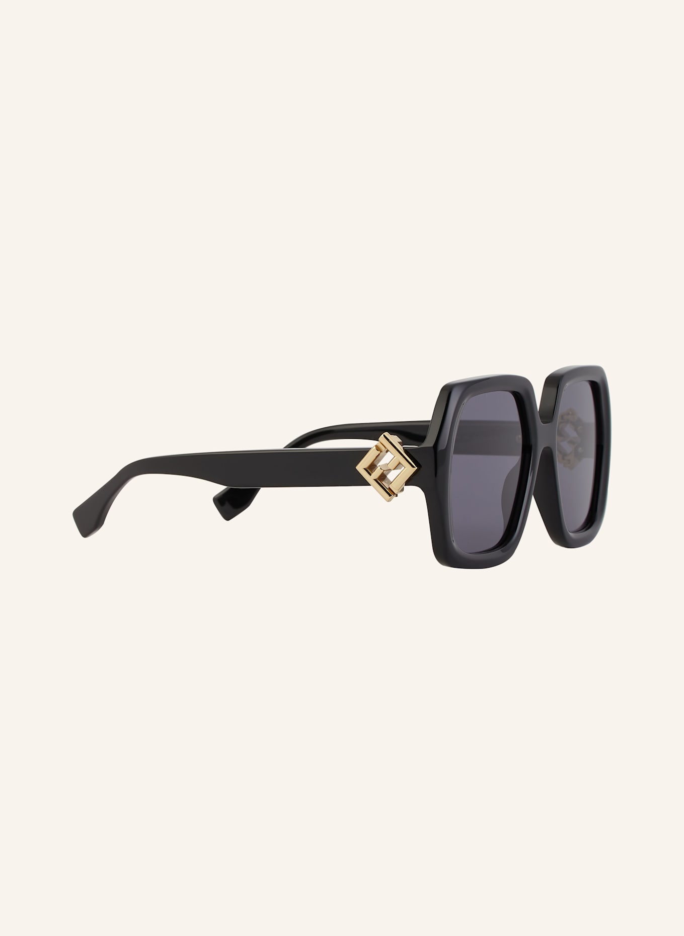 FENDI Sonnenbrille FN000796: 1100B1 - SCHWARZ/ DUNKELGRAU