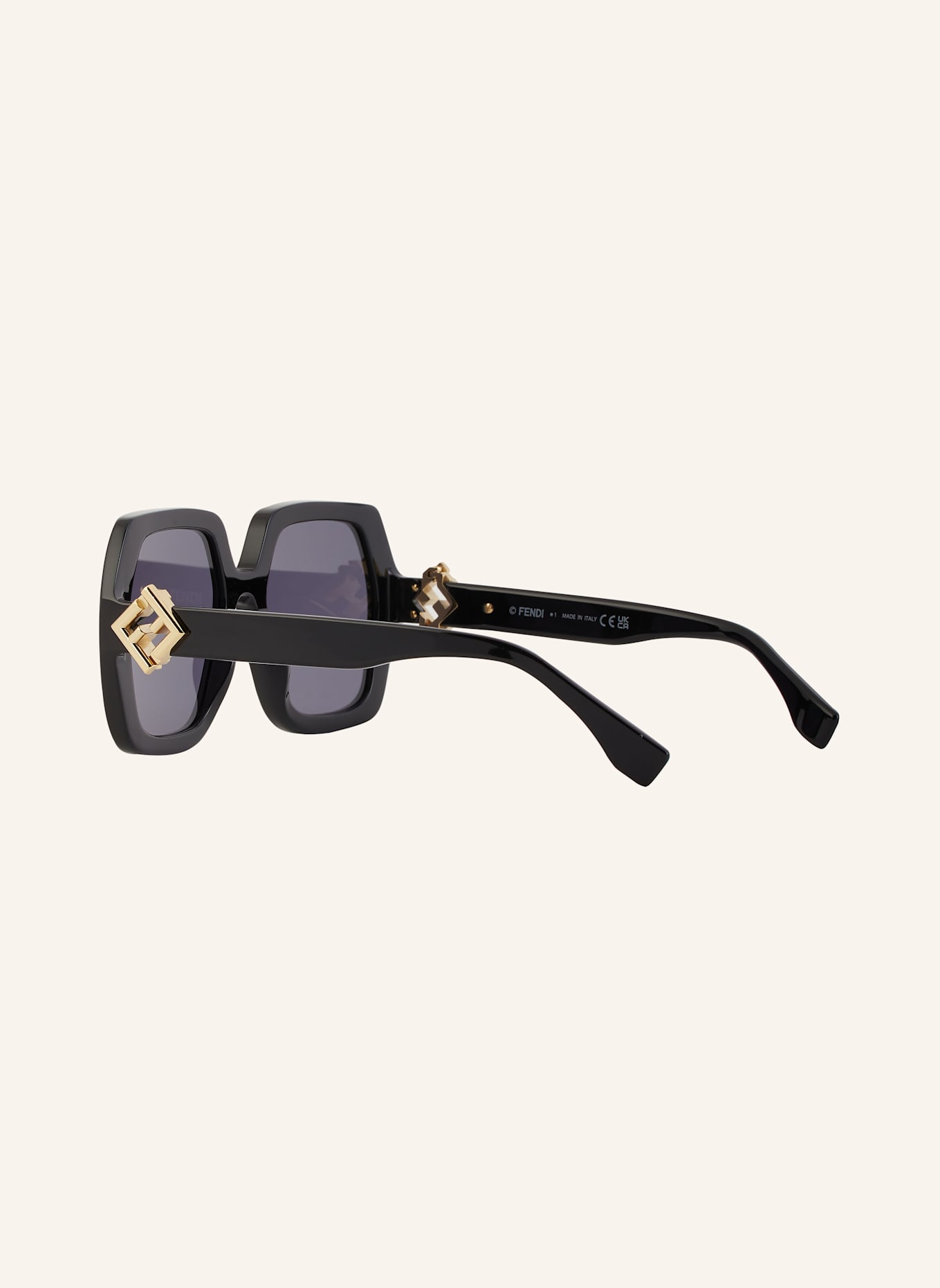 FENDI Sonnenbrille FN000796: 1100B1 - SCHWARZ/ DUNKELGRAU