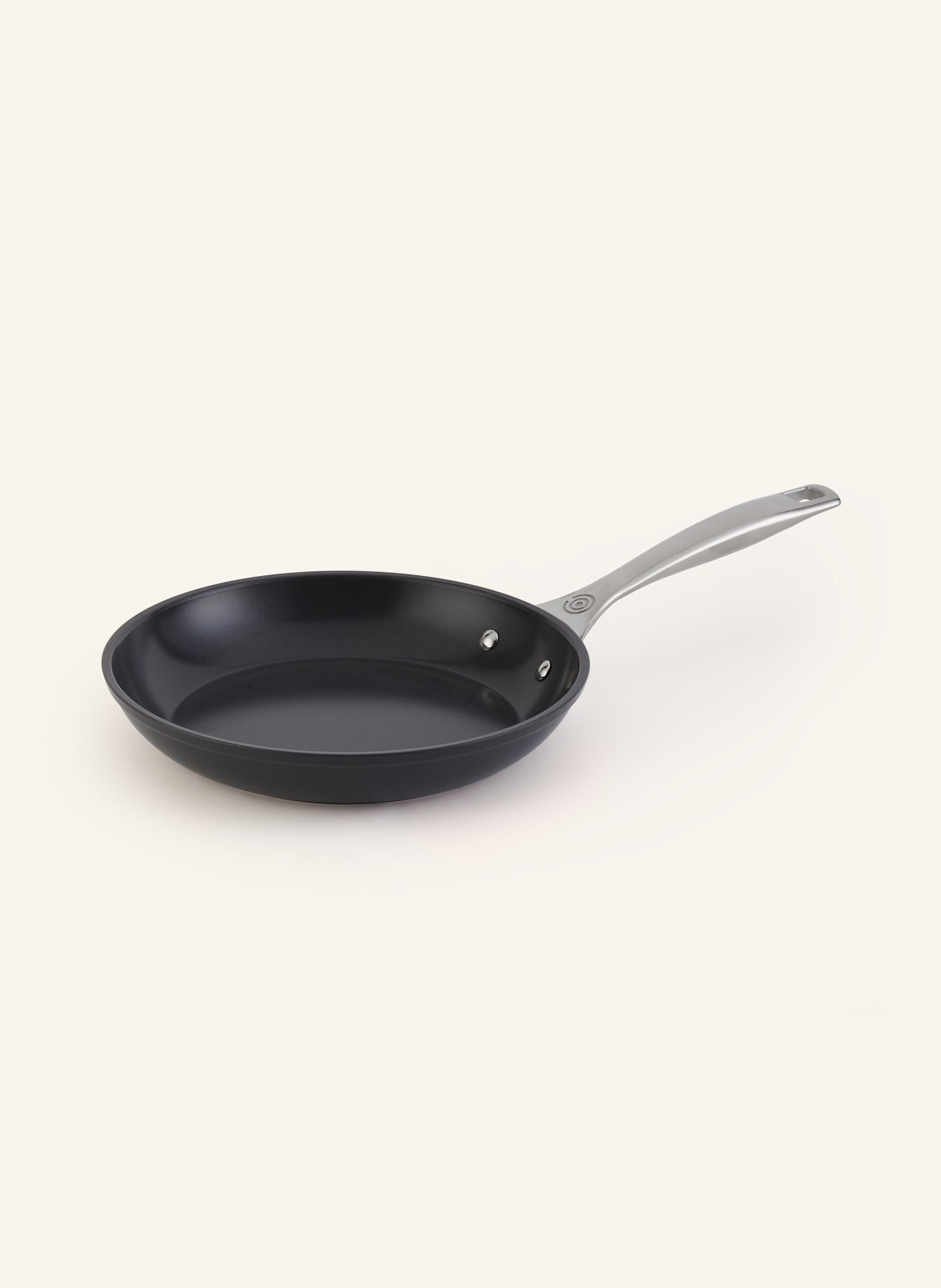 LE CREUSET Set de 2 poêles ESSENTIAL: NOIR / ARGENT