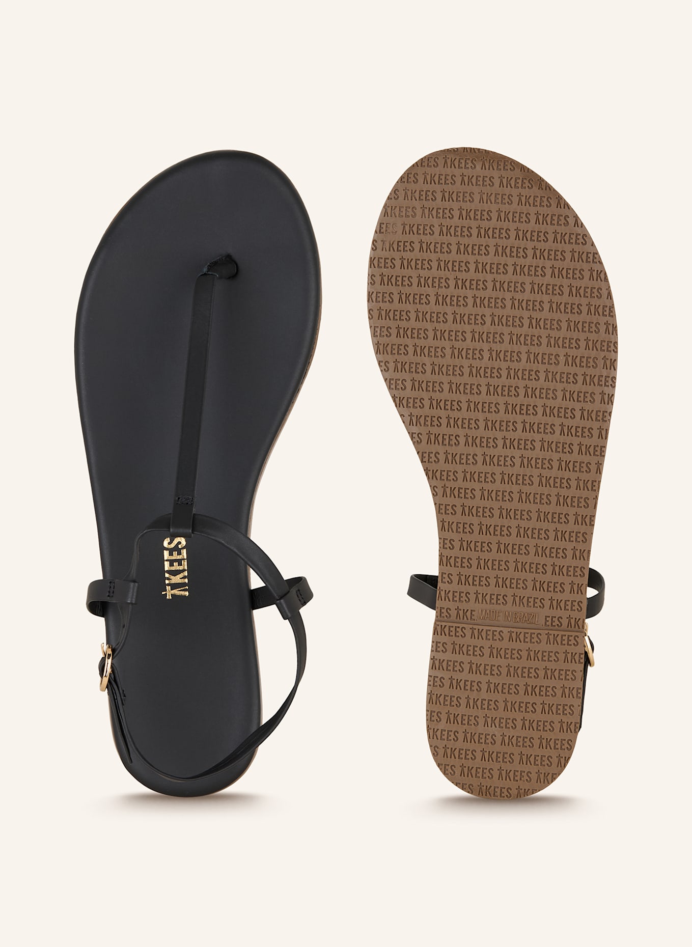 TKEES Zehentrenner MARIANA: SCHWARZ