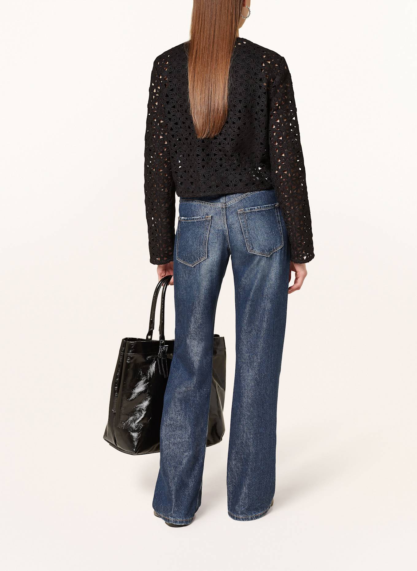 Phase Eight Kastenjacke MAEVA mit Cut-outs: SCHWARZ