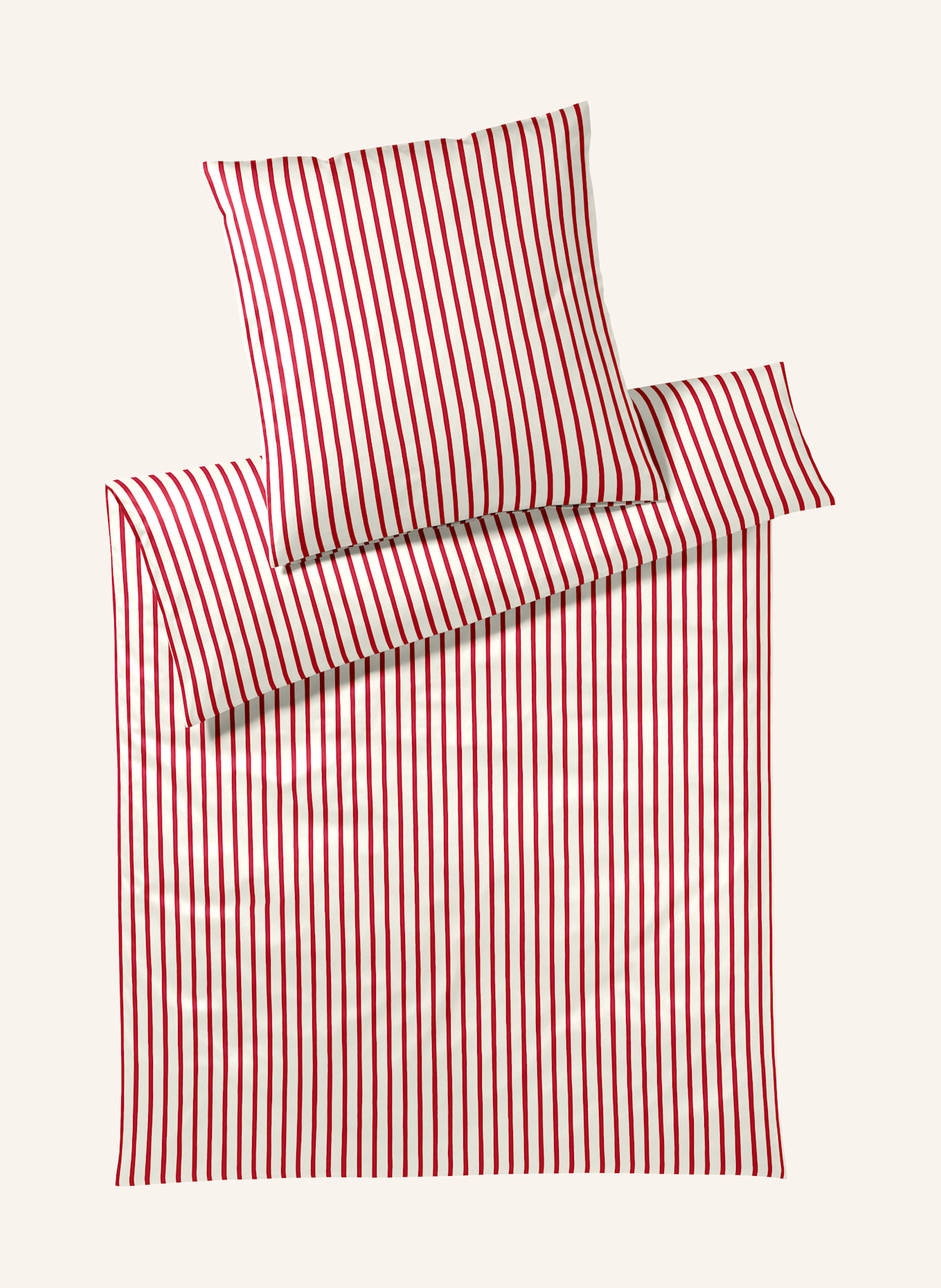 elegante Pościel DOUBLE: CZERWONY/ BIAŁY