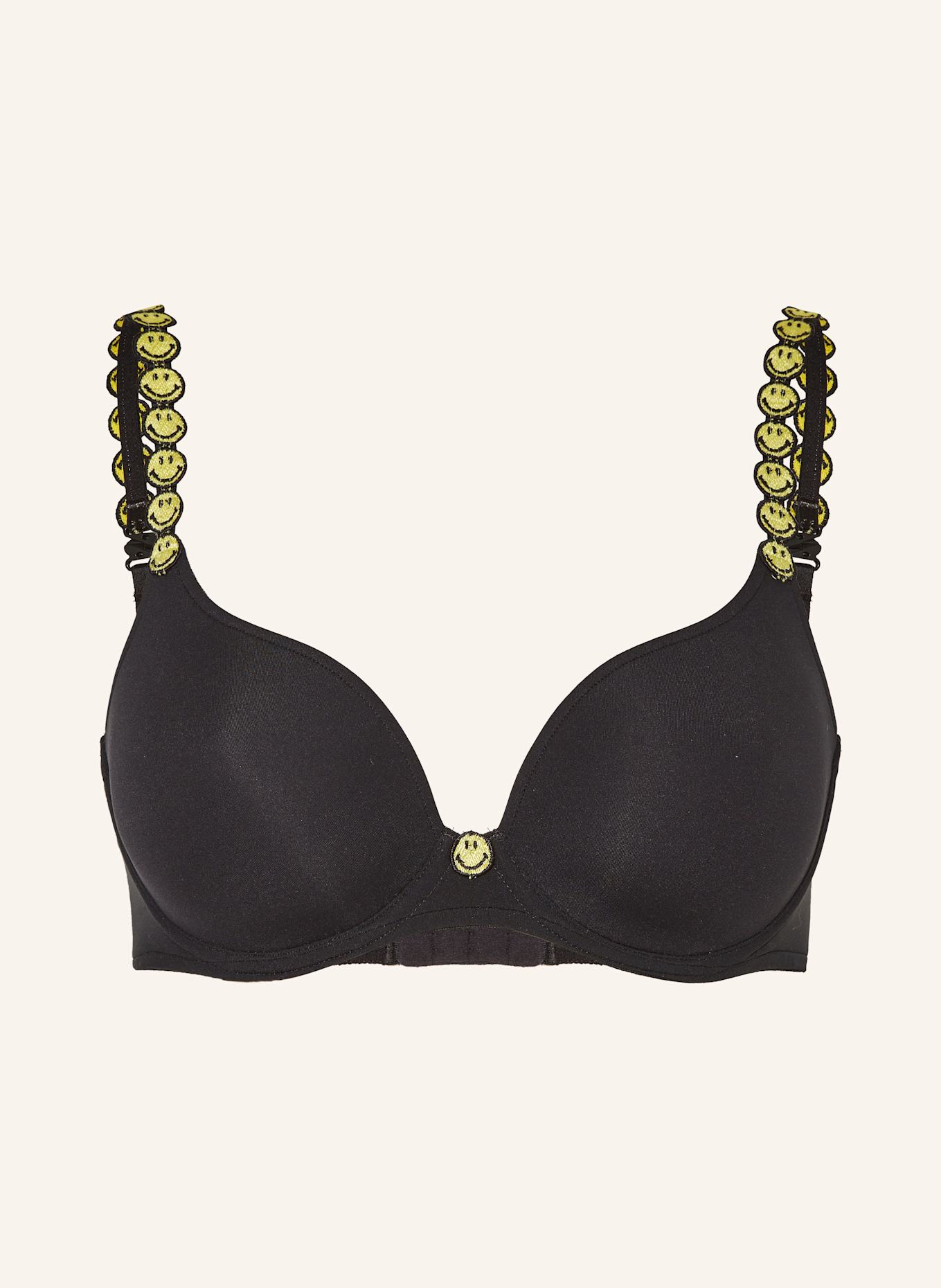 MARIE JO Schalen-BH TOM: SCHWARZ / GELB