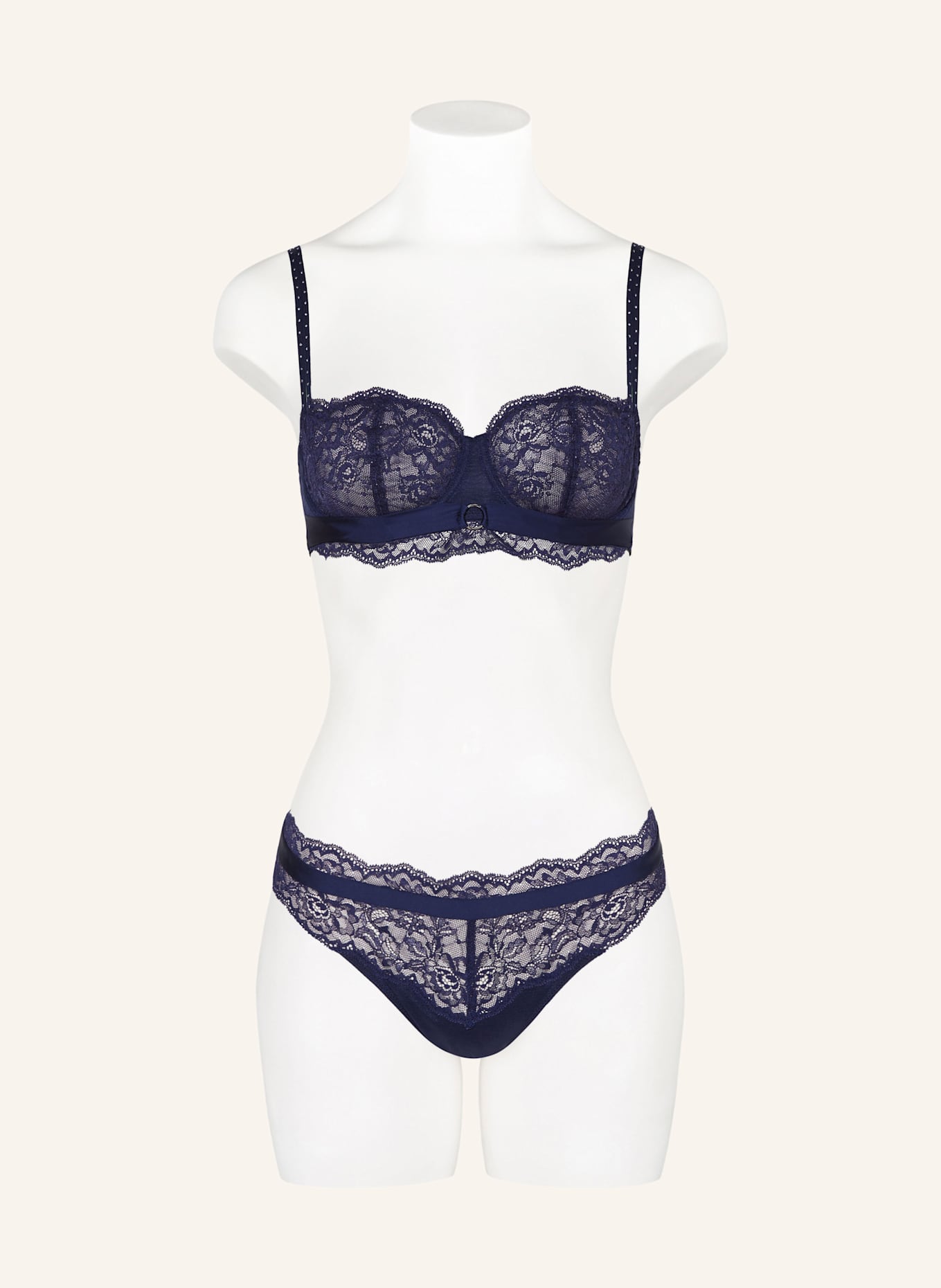 MARIE JO Slip MUSEA mit Paillettenbesatz: DUNKELBLAU