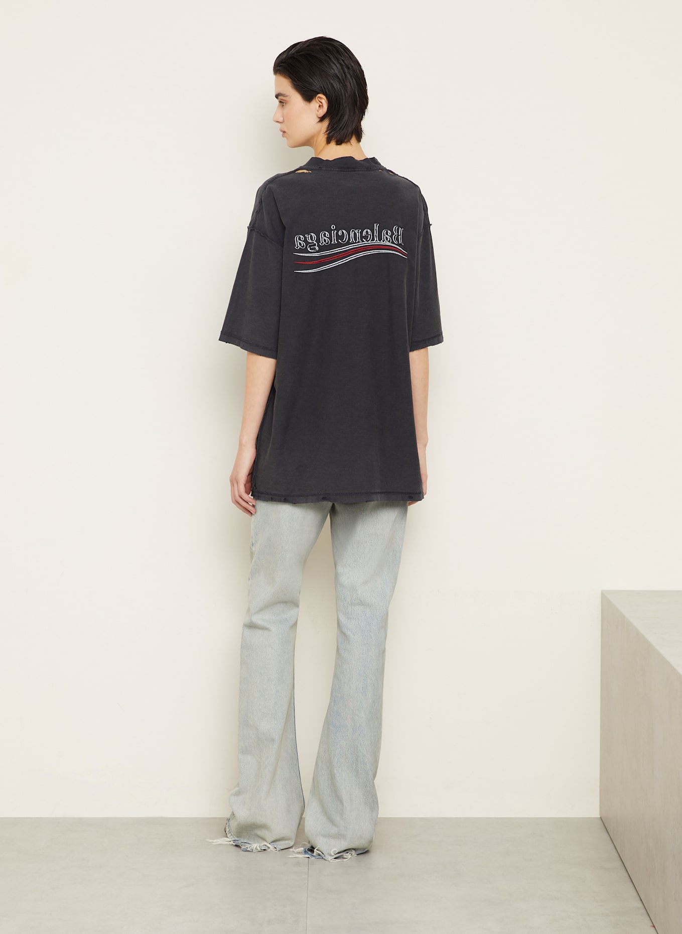 BALENCIAGA T-shirt: CZARNY