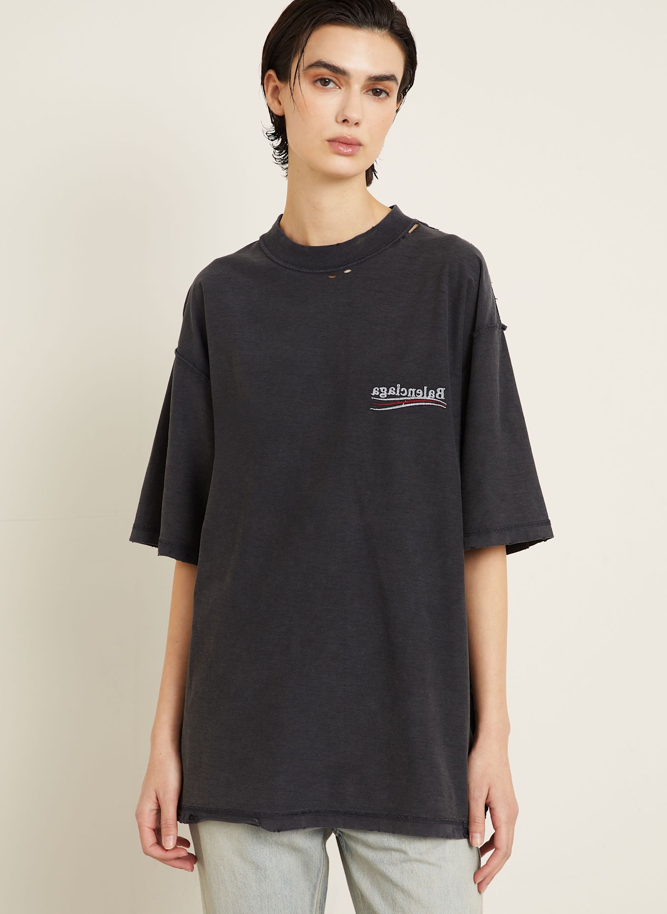 BALENCIAGA T-shirt: CZARNY