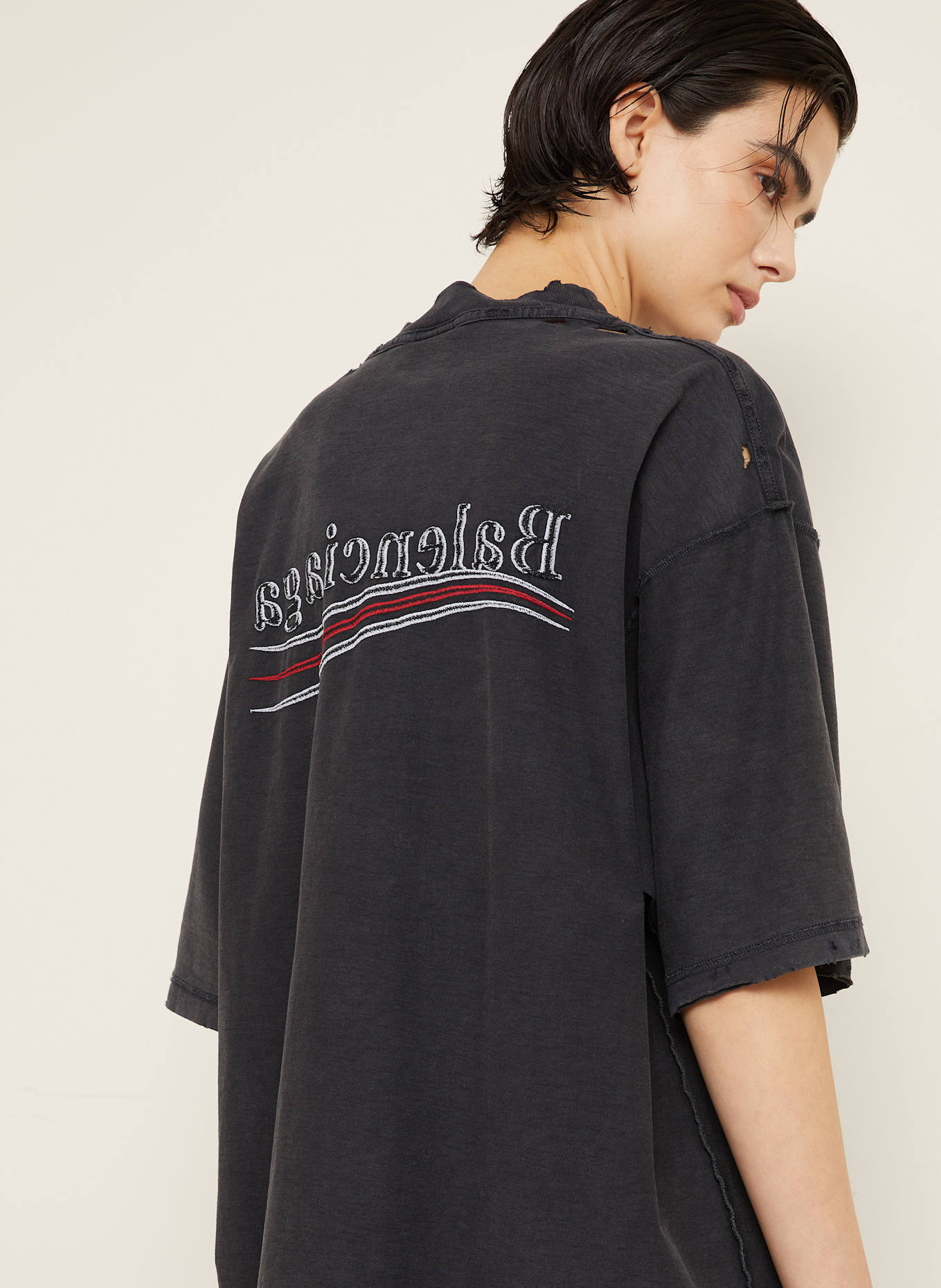 BALENCIAGA T-shirt: CZARNY