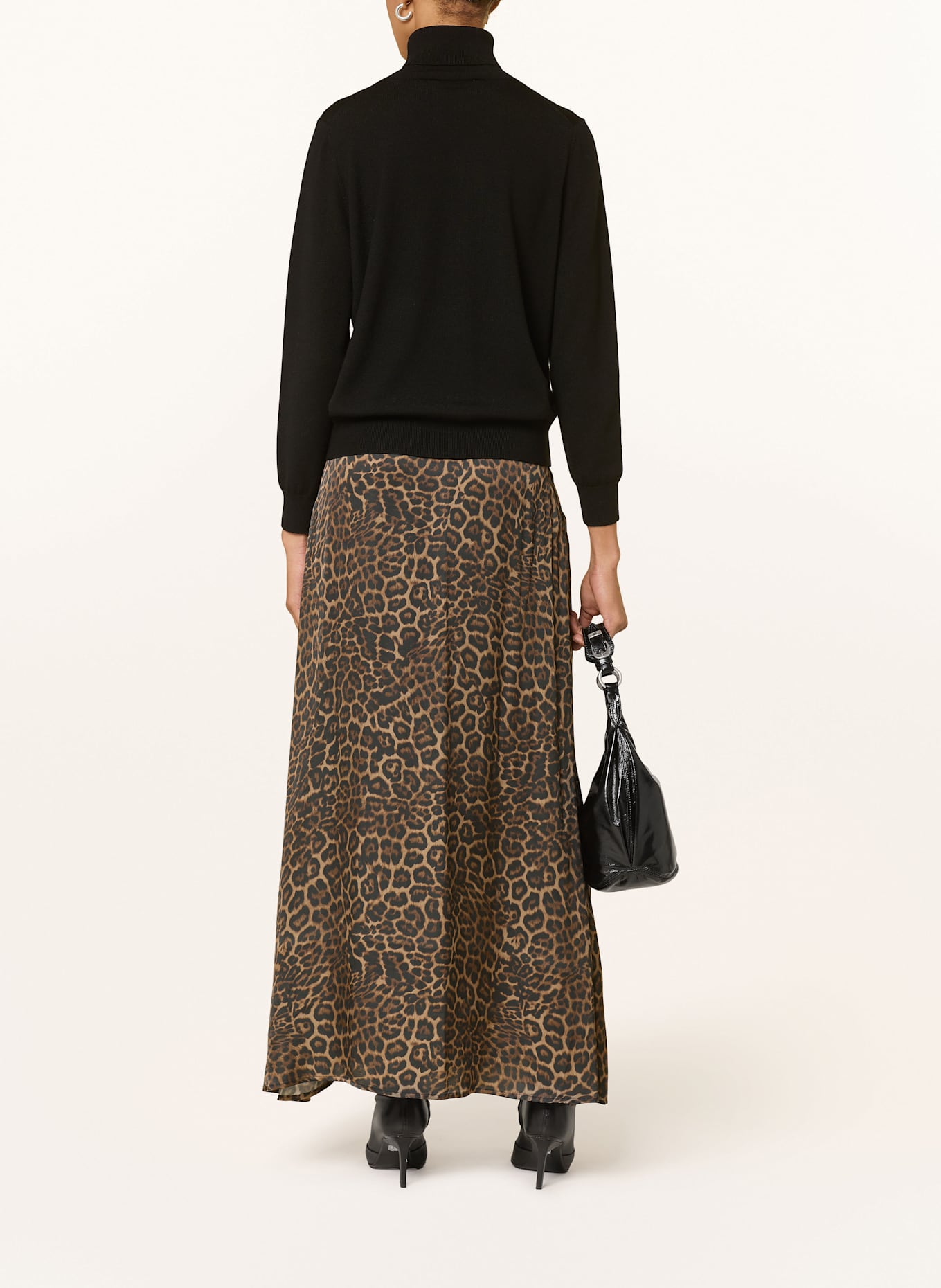 CATNOIR Satinrock: HELLBRAUN / SCHWARZ / BRAUN