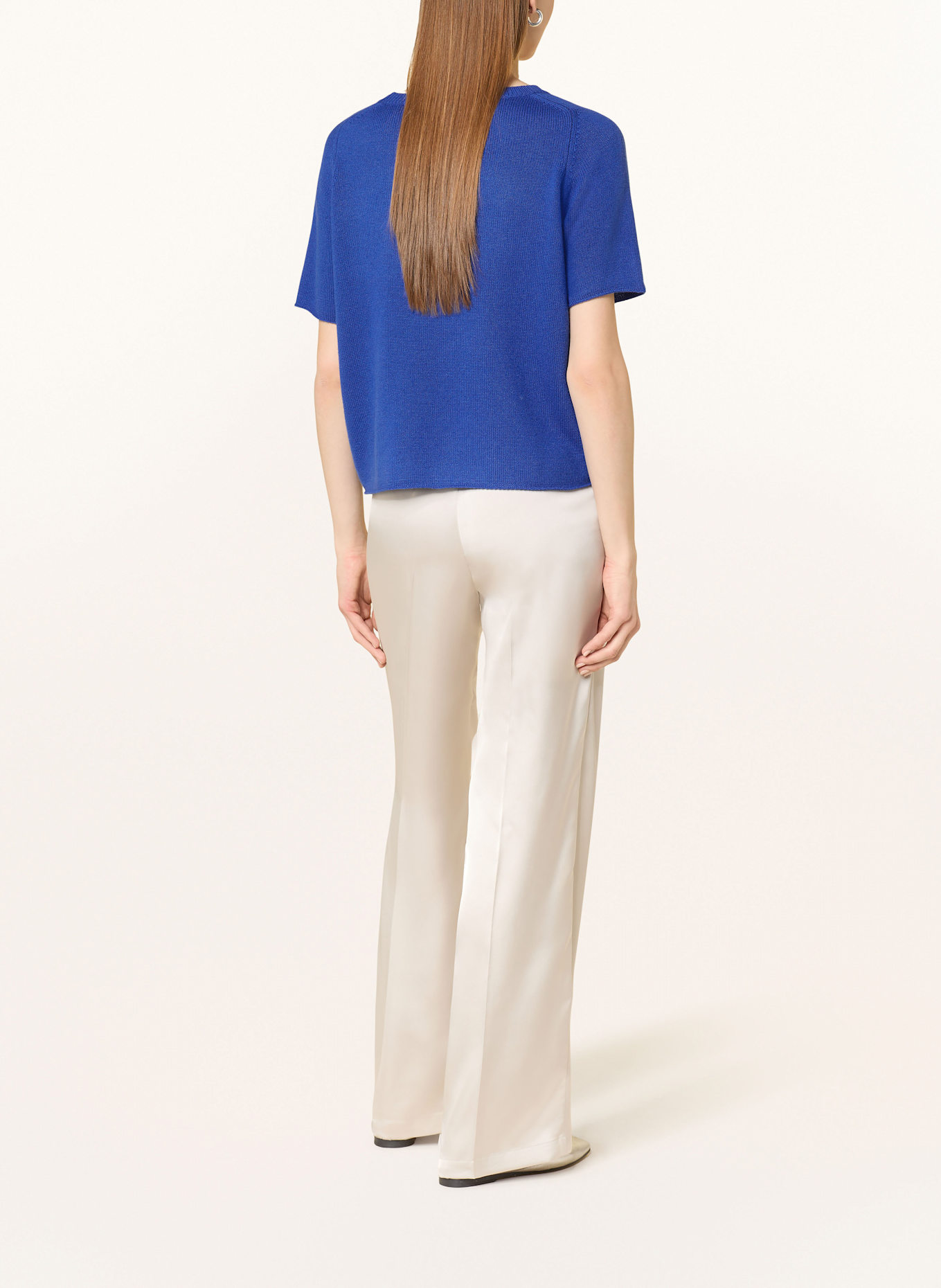 CATNOIR Strickshirt mit Schmucksteinen: BLAU