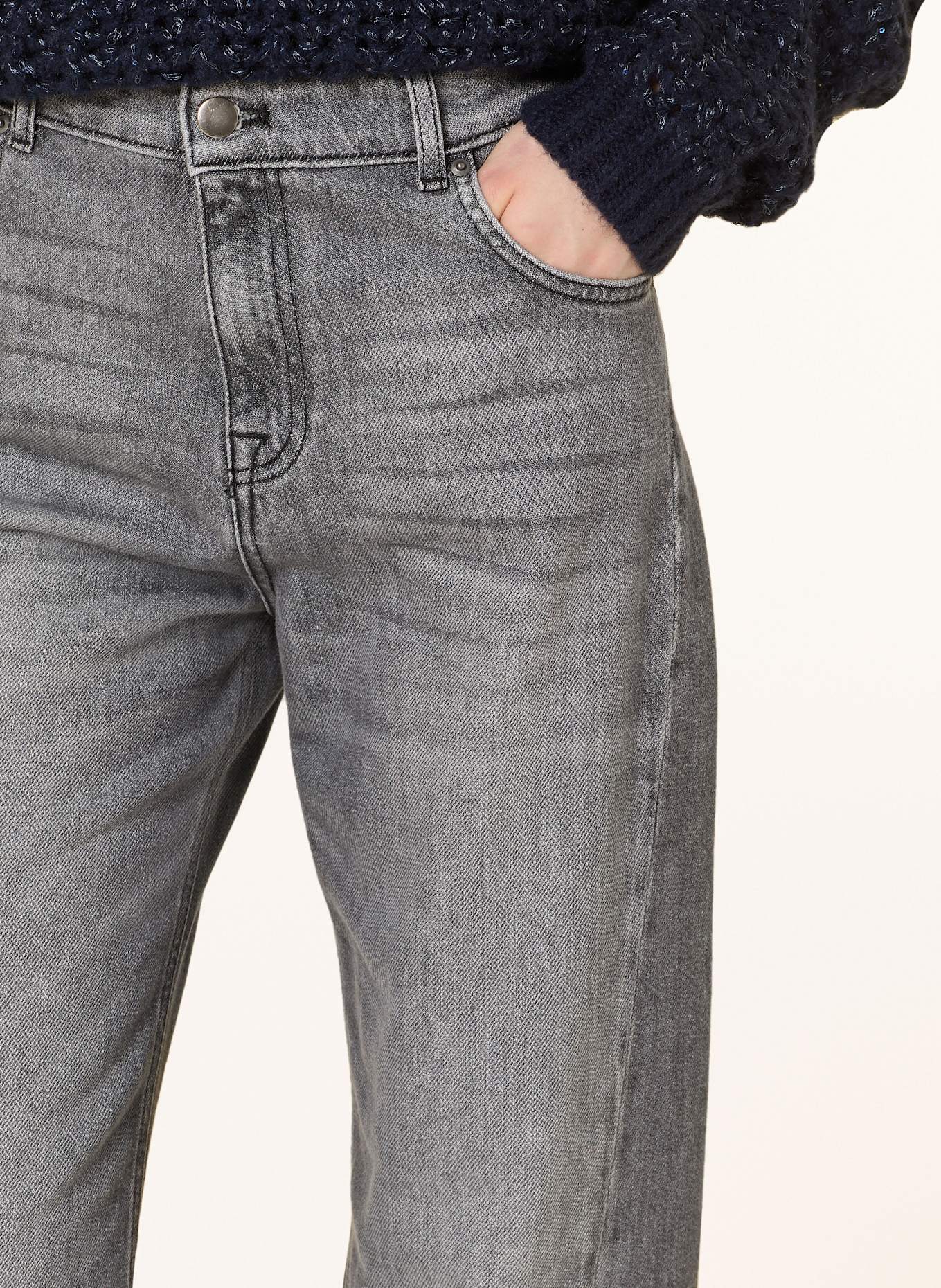 CATNOIR Straight Jeans: 85 grey