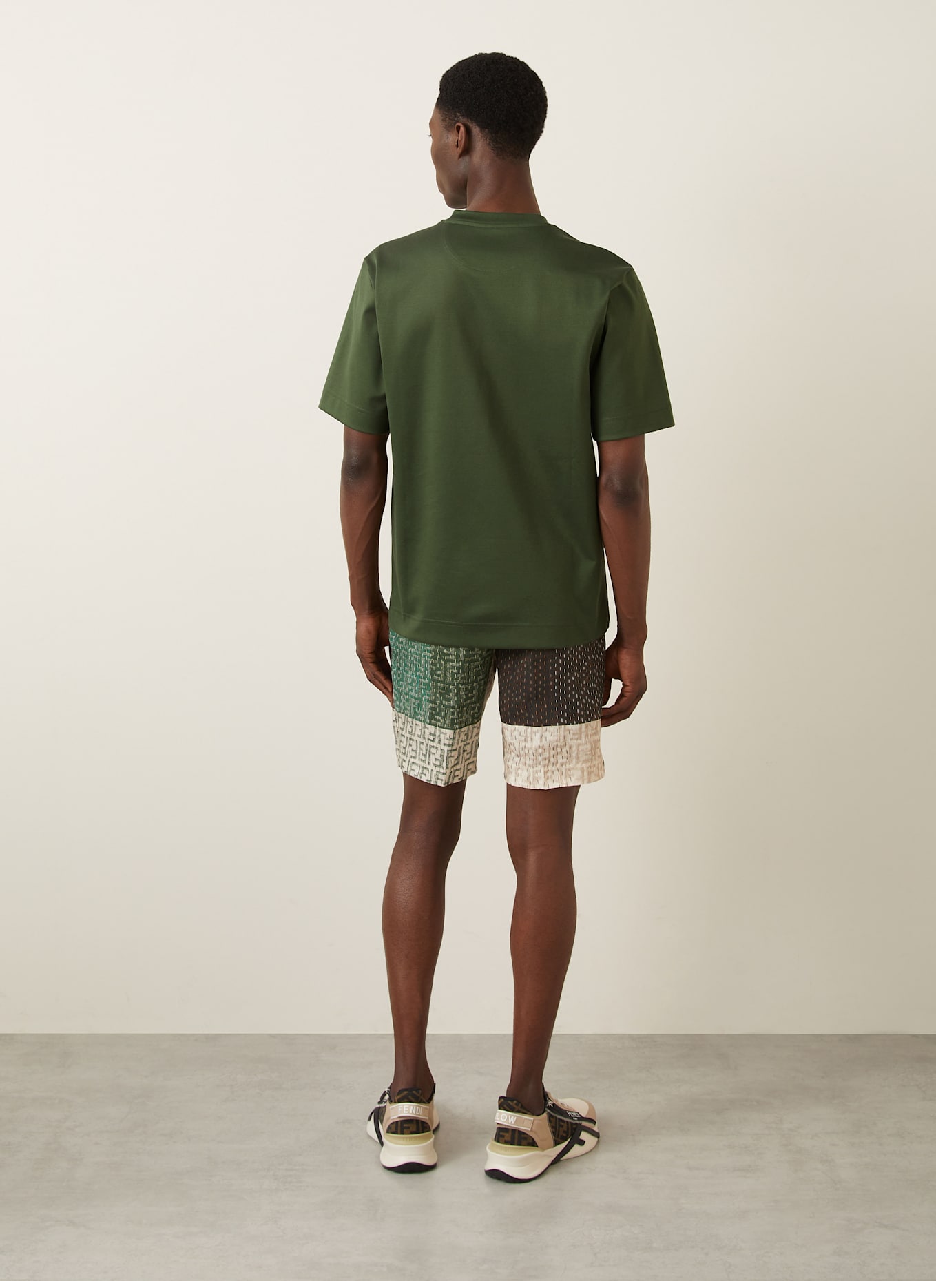 FENDI T-Shirt: DUNKELGRÜN