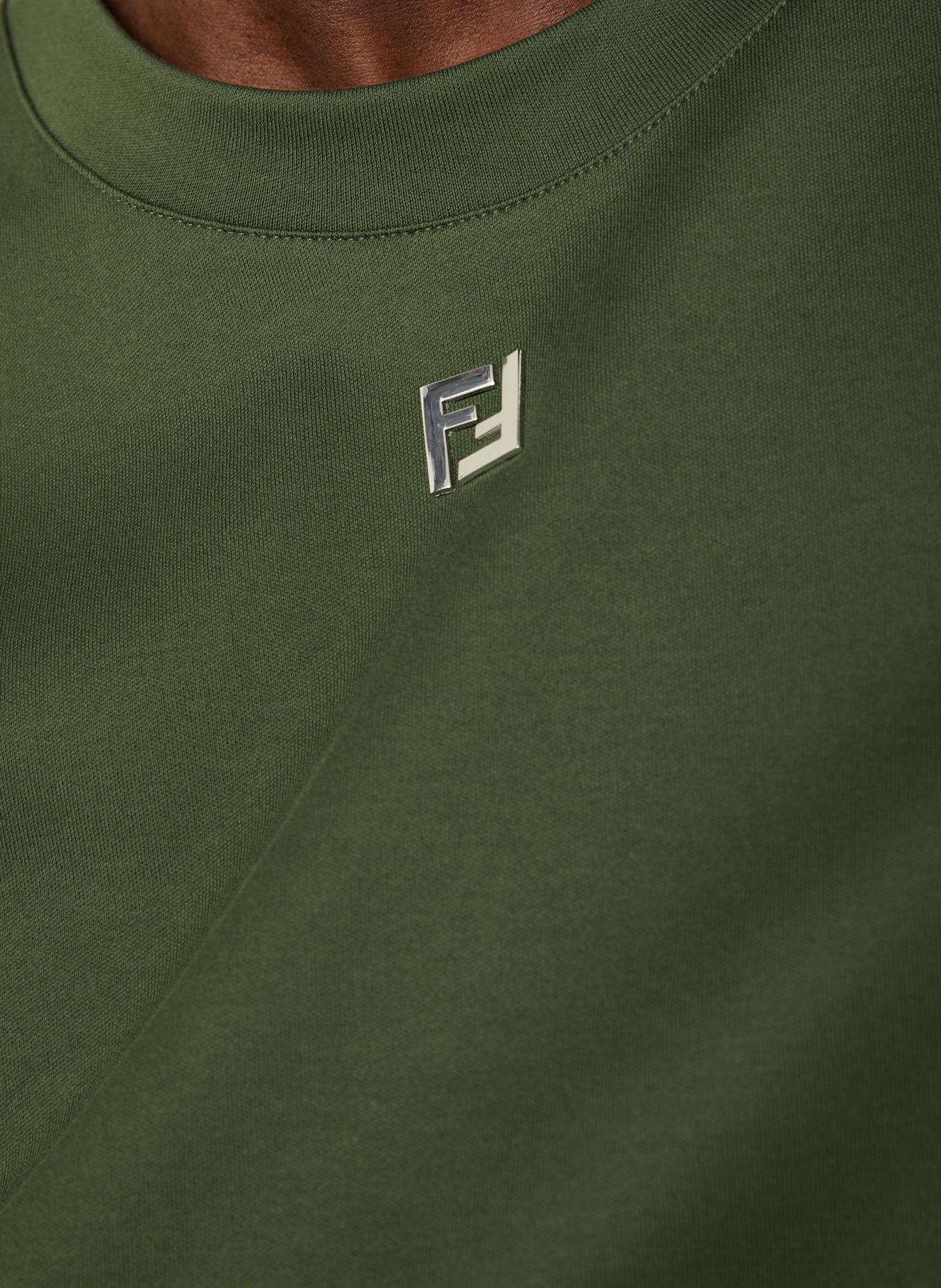 FENDI T-Shirt: DUNKELGRÜN