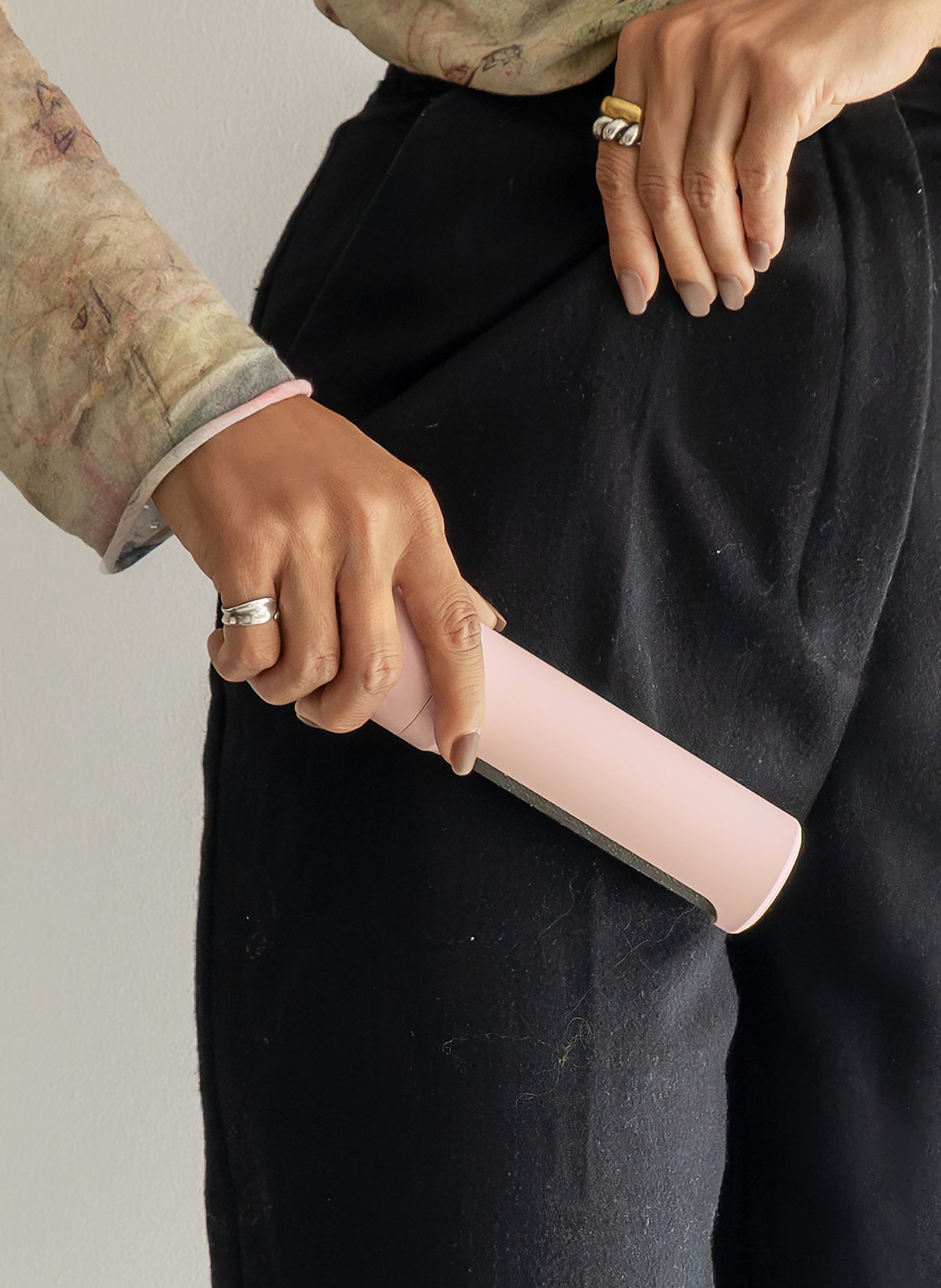 STEAMERY Fusselbürste LINT: ROSÉ