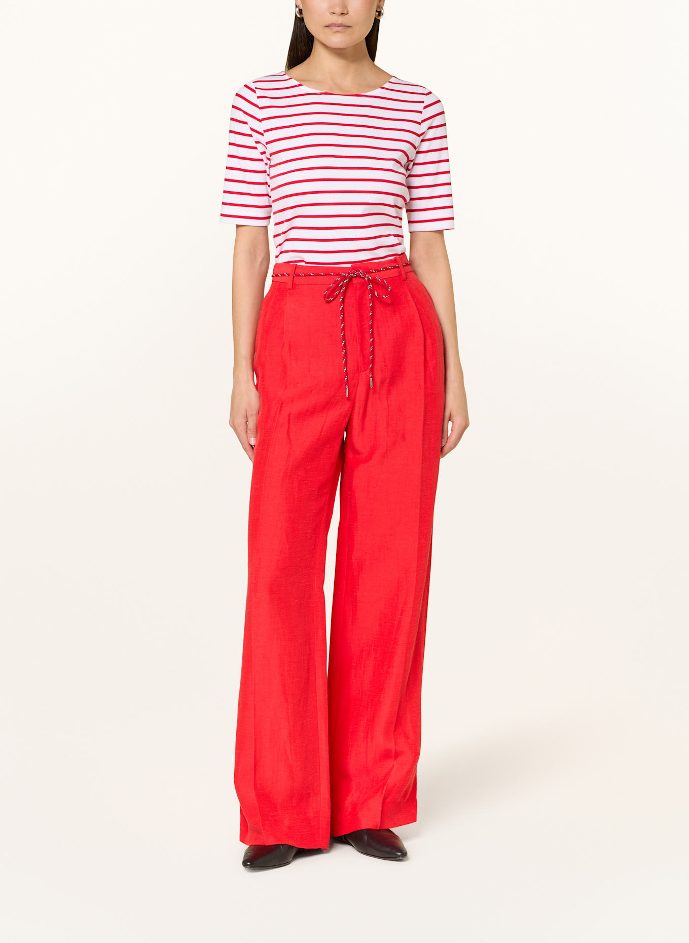 lilienfels T-shirt: BLANC / ROUGE