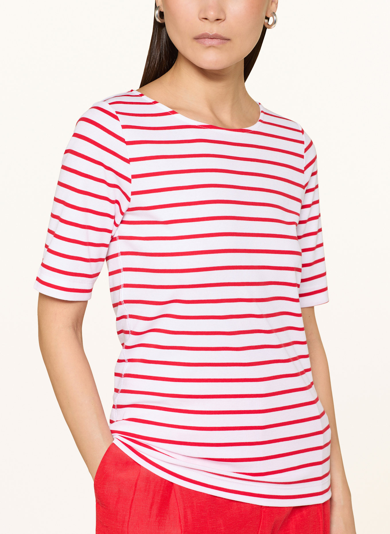 lilienfels T-shirt: BLANC / ROUGE