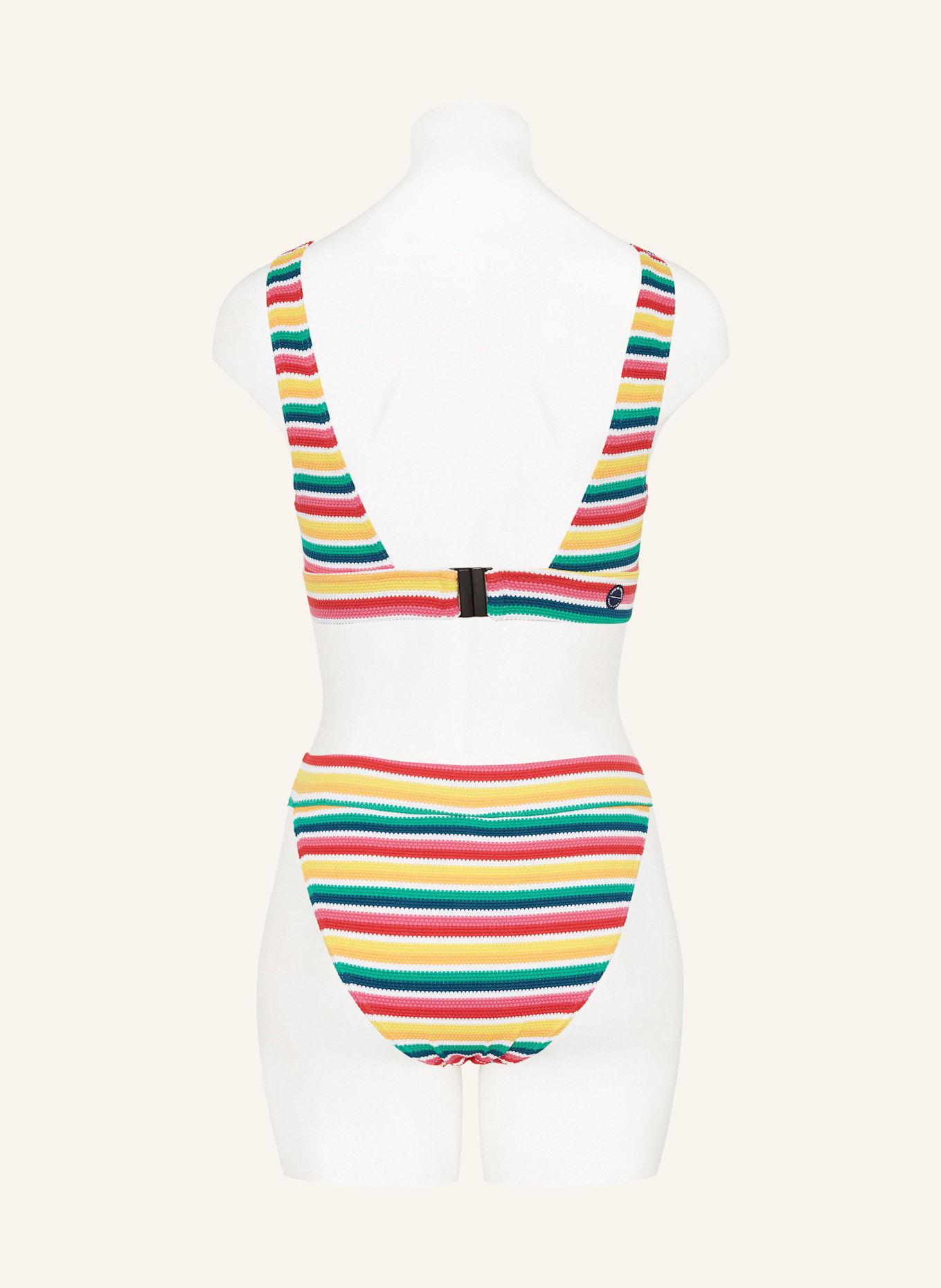 CAFÉ DU CYCLISTE Bikini bralette OLIVIA: GALBEN / ROȘU / VERDE