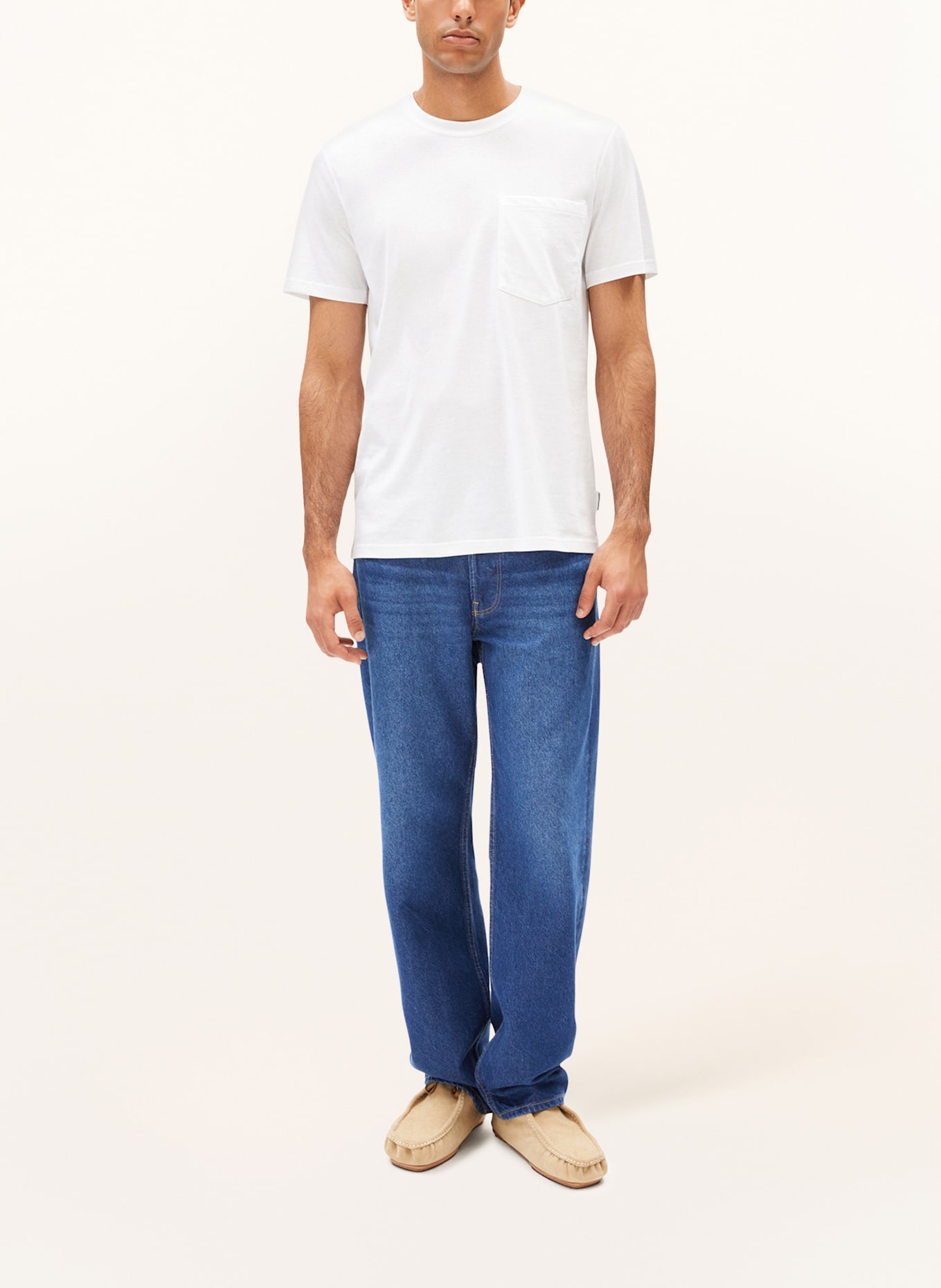 ARMEDANGELS T-Shirt MAARKOS: WEISS