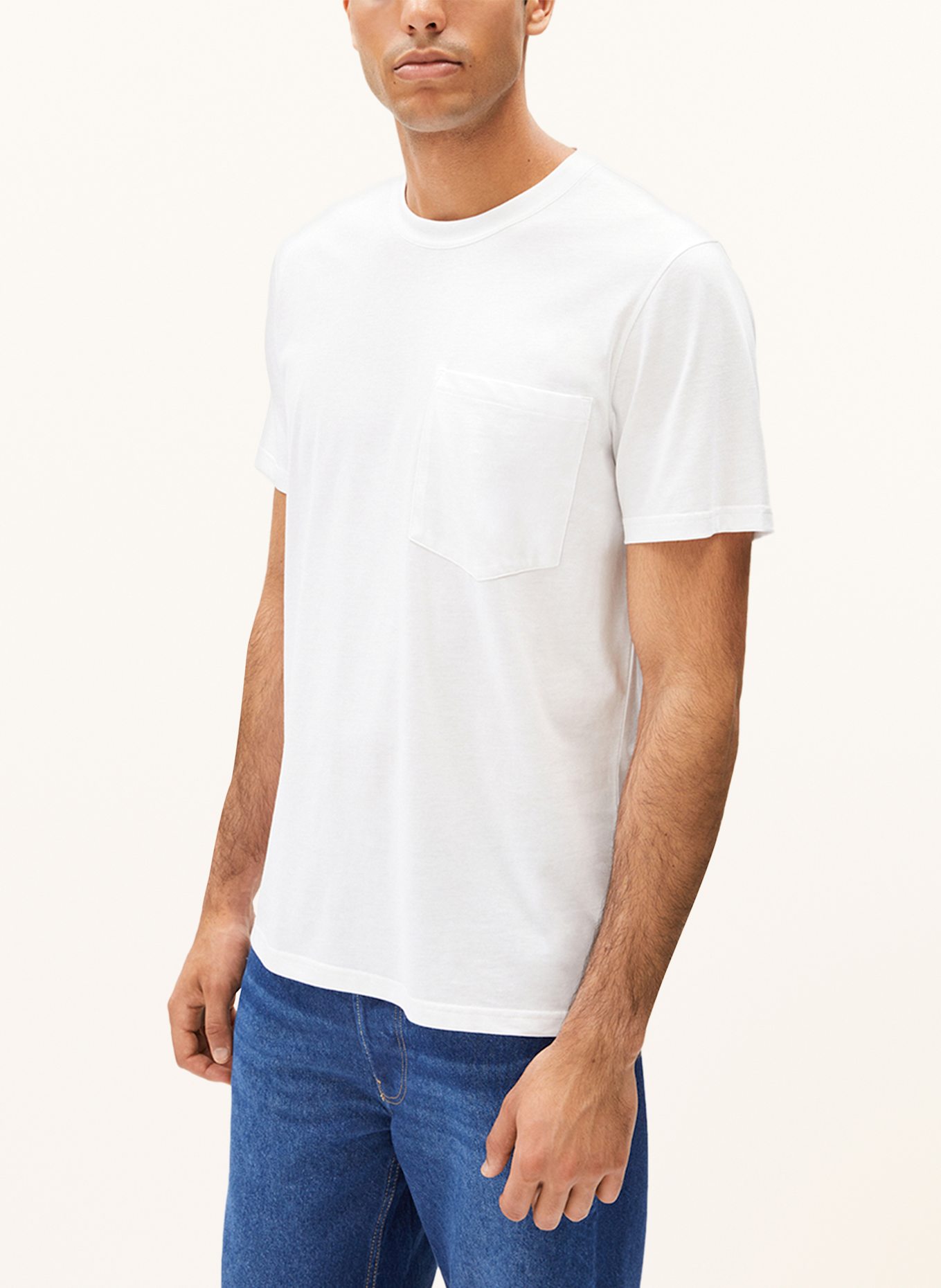 ARMEDANGELS T-Shirt MAARKOS: WEISS