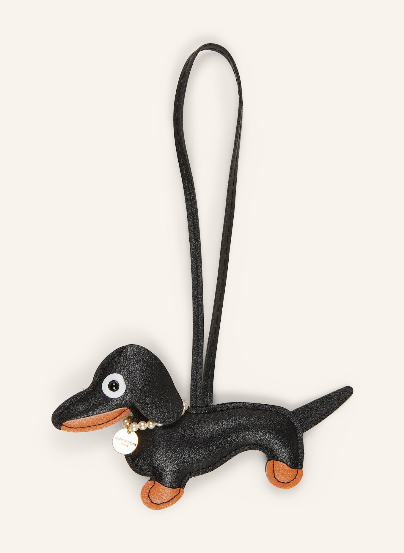 CHEEKY CHAIN MUNICH Taschenanhänger CHARLY: SCHWARZ