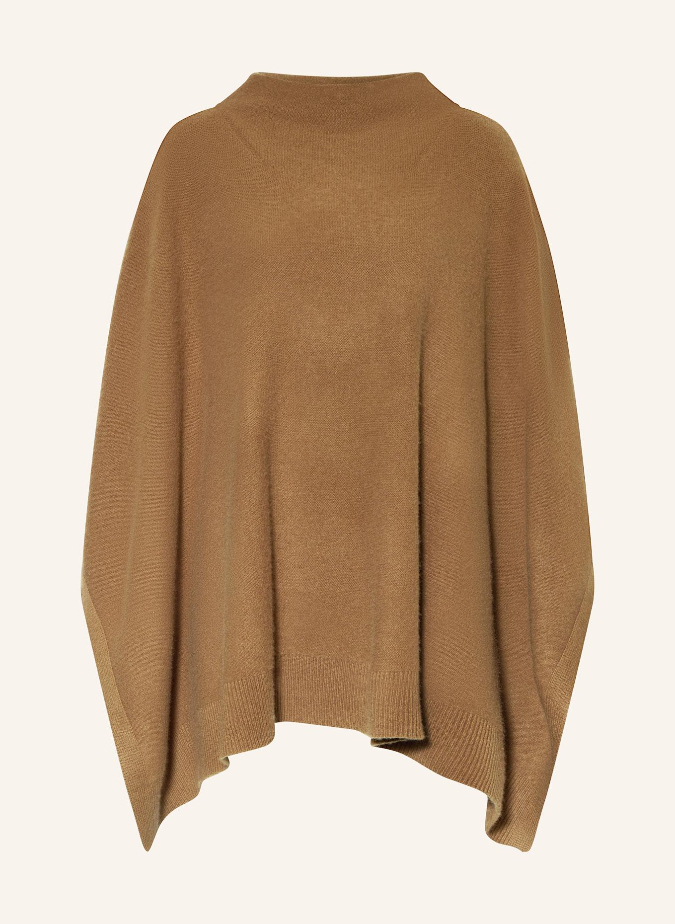VINCE Cashmere-Poncho: BRAUN