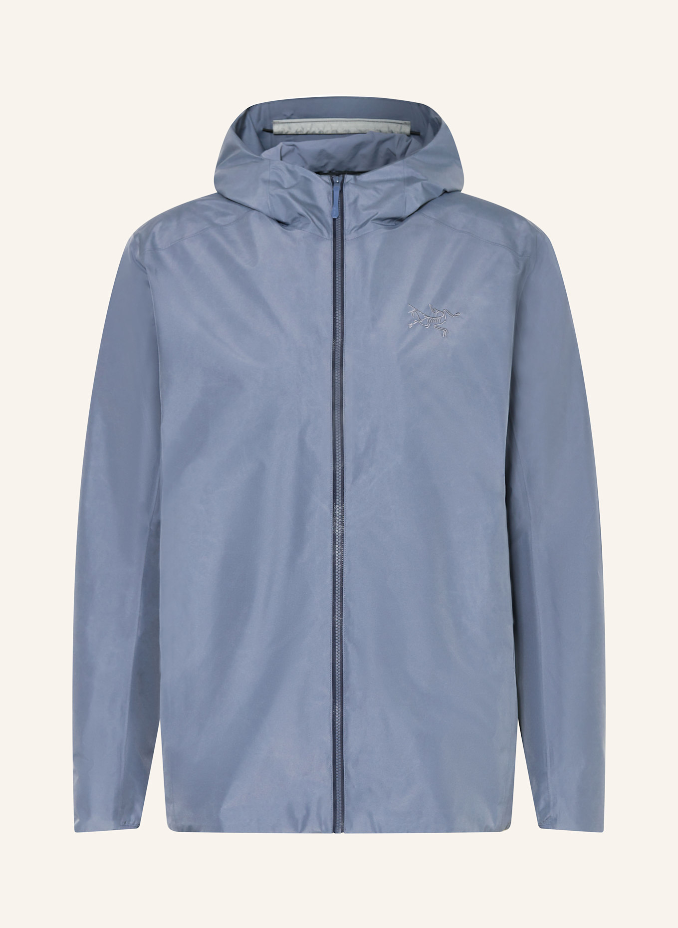 ARC'TERYX Funktionsjacke SOLANO HOODIE: BLAUGRAU