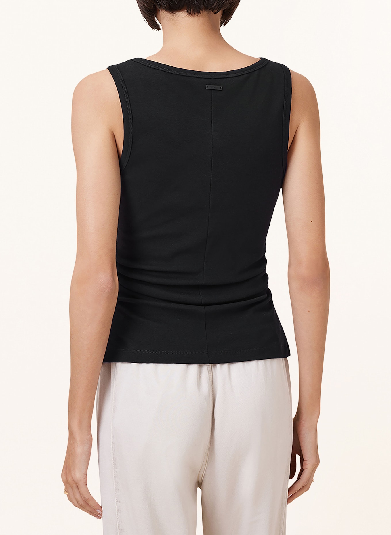 ALLSAINTS Top KATARINA: ČERNÁ