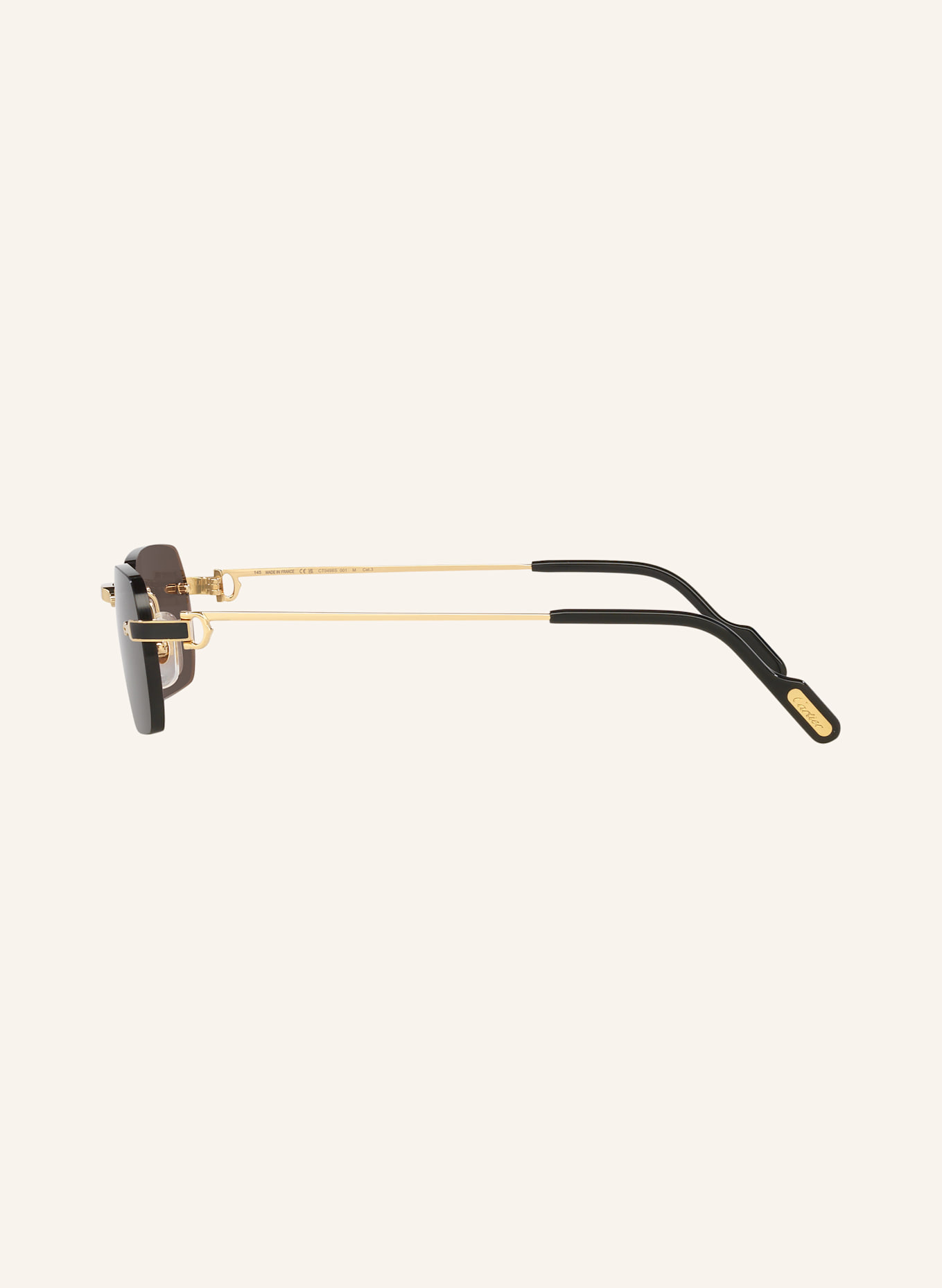 Cartier Sonnenbrille CT0498S: 2300L1 - GOLD/ GRAU