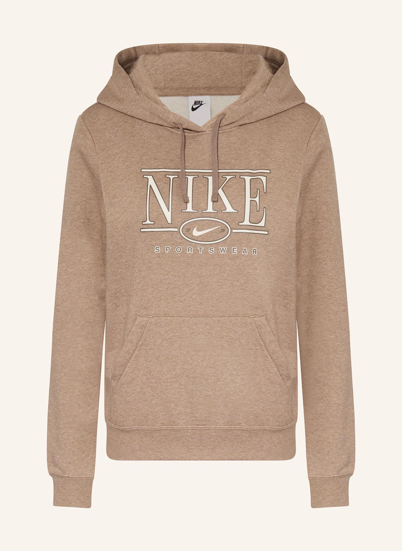 Nike Hoodie CLUB: DUNKELBRAUN