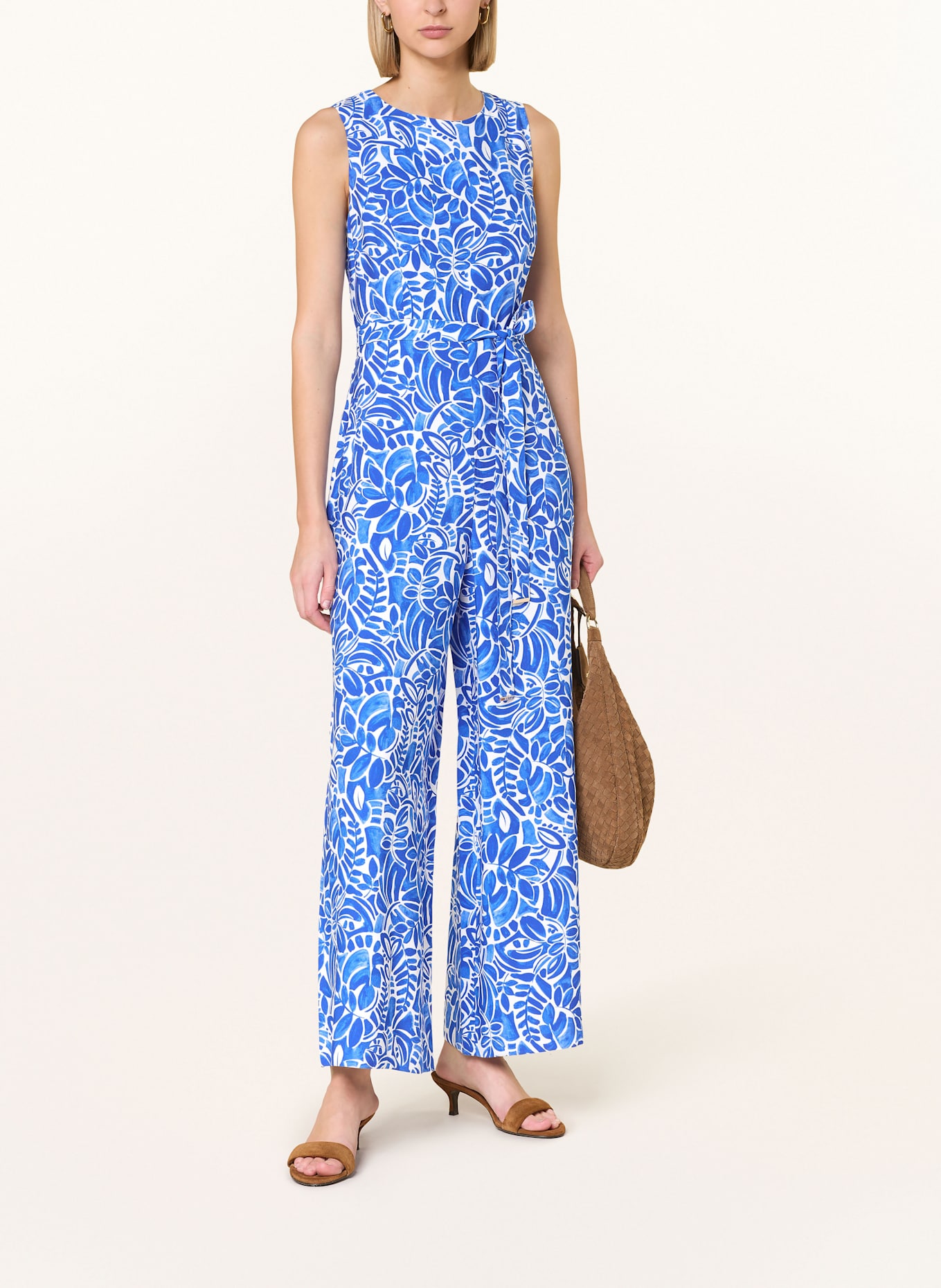 Phase Eight Jumpsuit MARTA: BLAU / WEISS